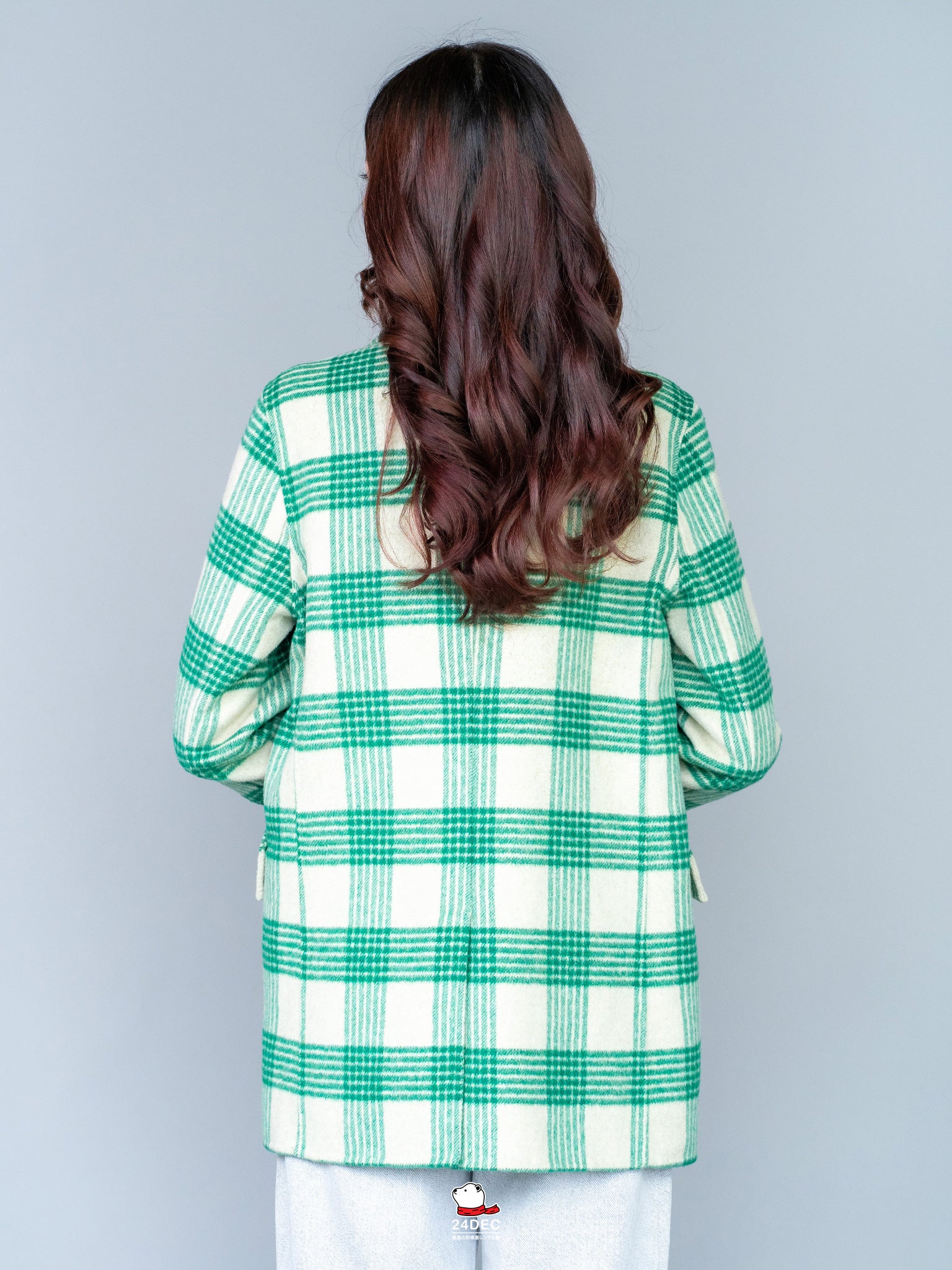 เช่าเสื้อโค้ท หญิง รุ่น EUNBI สี เขียว