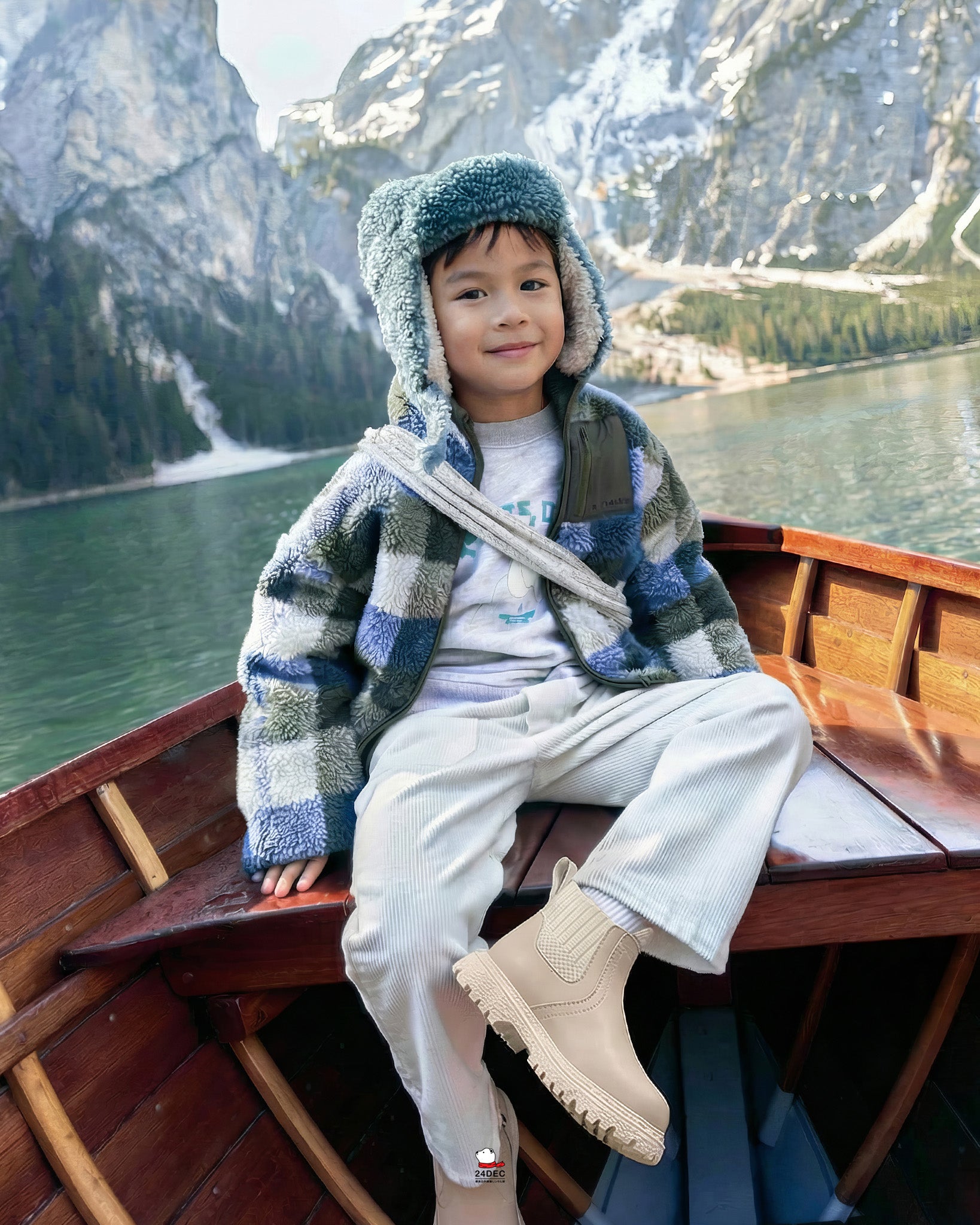 เช่ารองเท้าบูท เด็ก รุ่น EVE สี ขาว