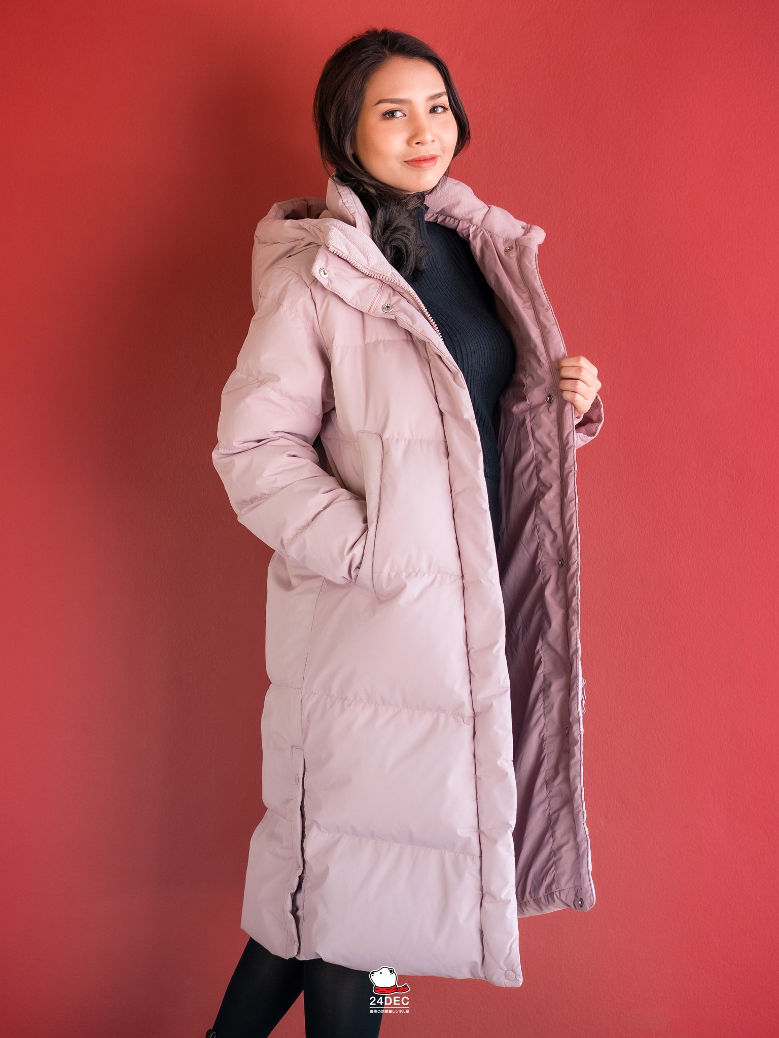 เช่าเสื้อกันหนาว หญิง รุ่น EWHA สี ชมพู