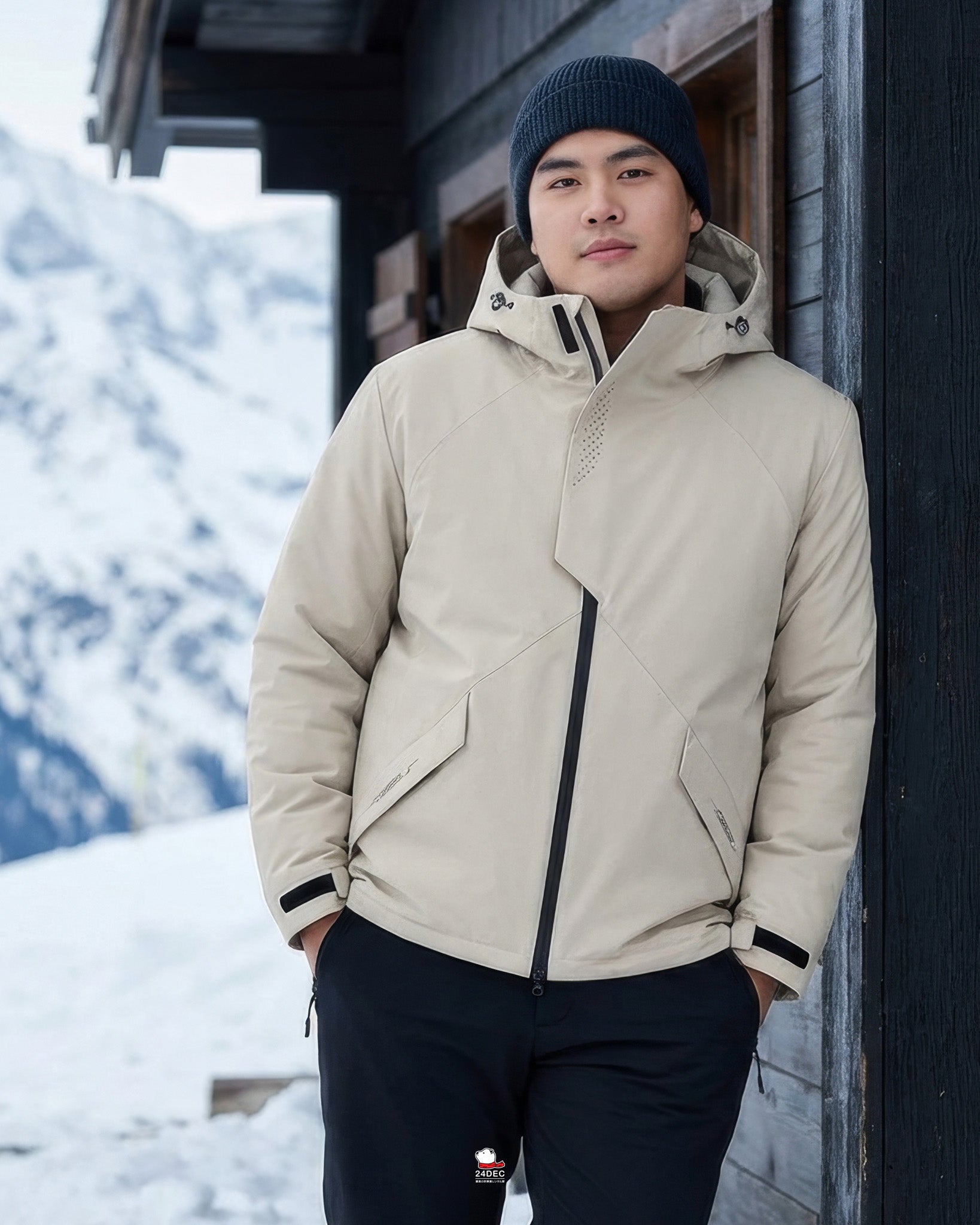 เช่าเสื้อกันหนาว ชาย รุ่น FAIRBANKS สี ขาว