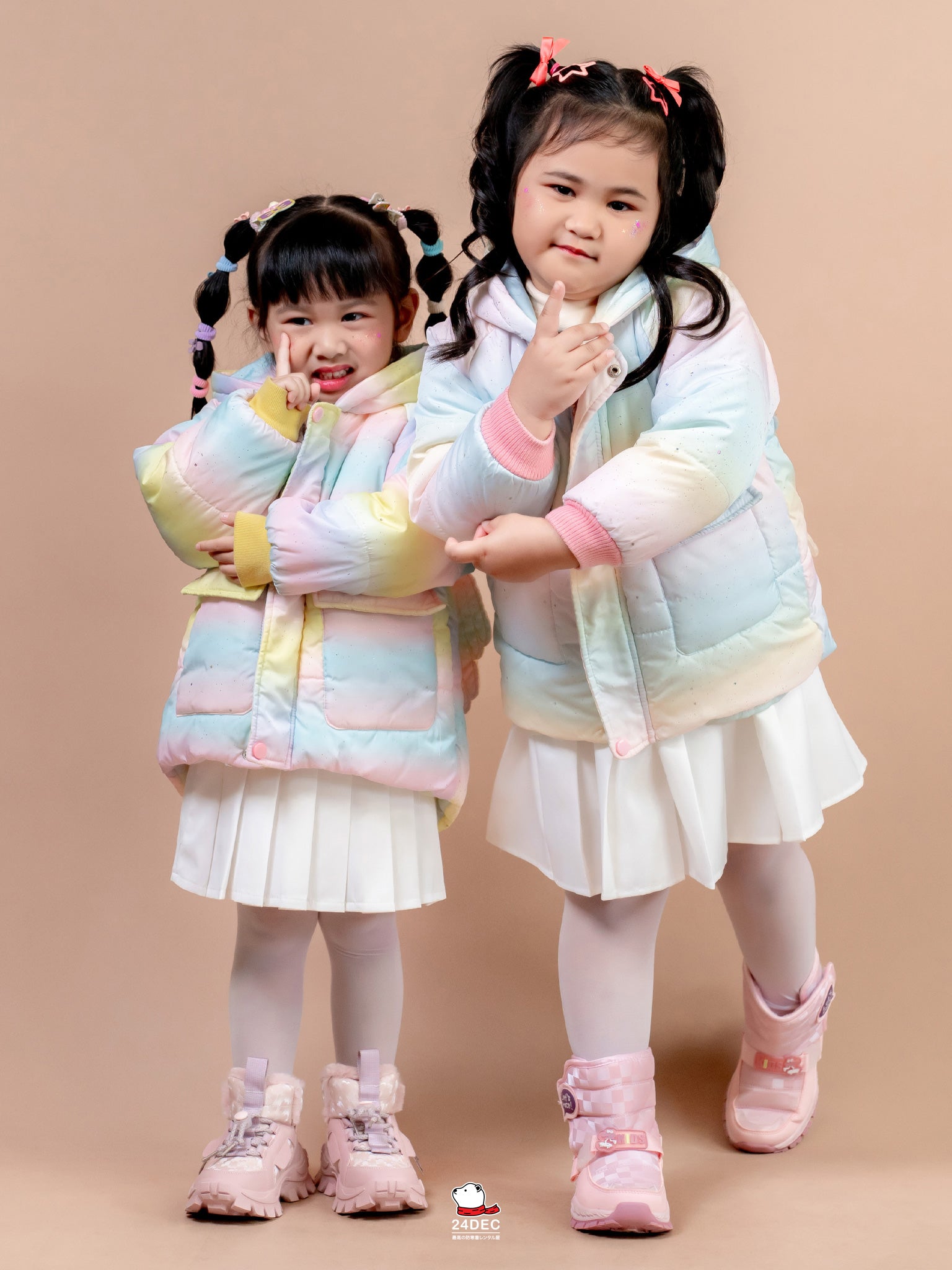เช่าเสื้อกันหนาว เด็ก รุ่น FEYA สี ชมพู