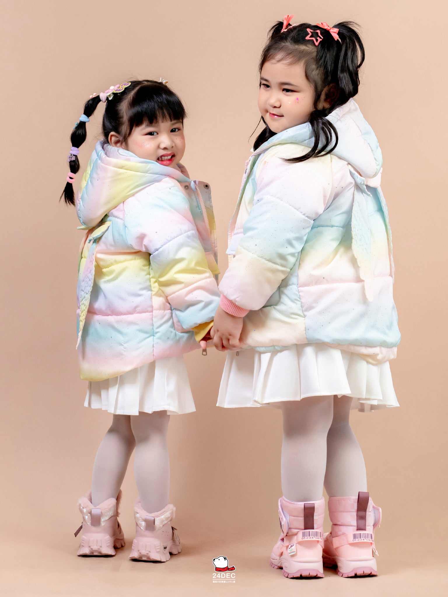 เช่าเสื้อกันหนาว เด็ก รุ่น FEYA สี ชมพู