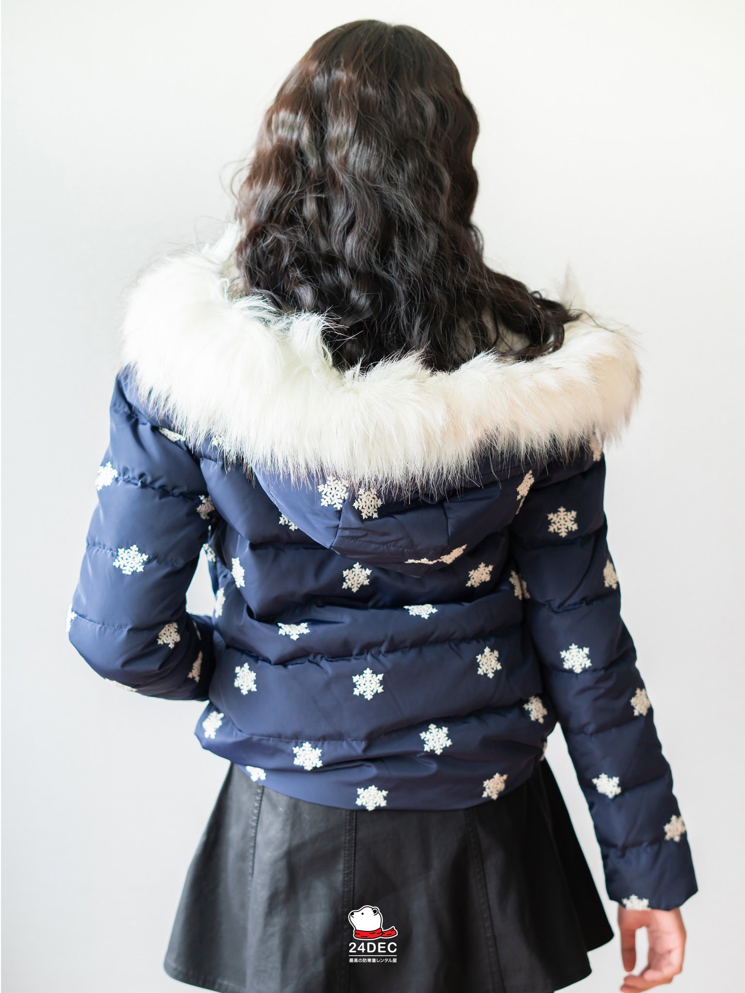 เช่าเสื้อกันหนาว หญิง รุ่น FROZEN สี น้ำเงิน