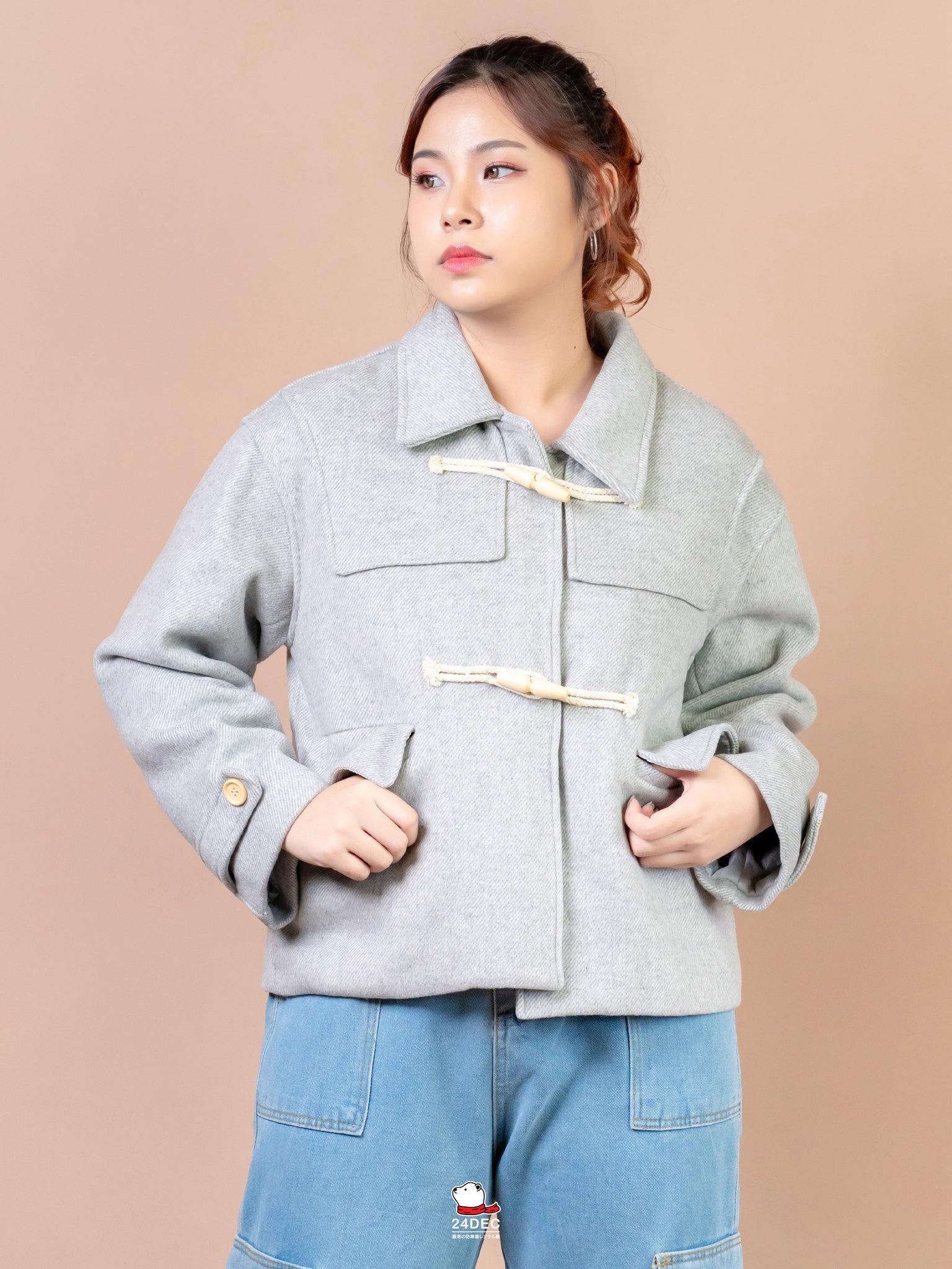 เช่าเสื้อโค้ท หญิง รุ่น GRAPHITE สี เทา