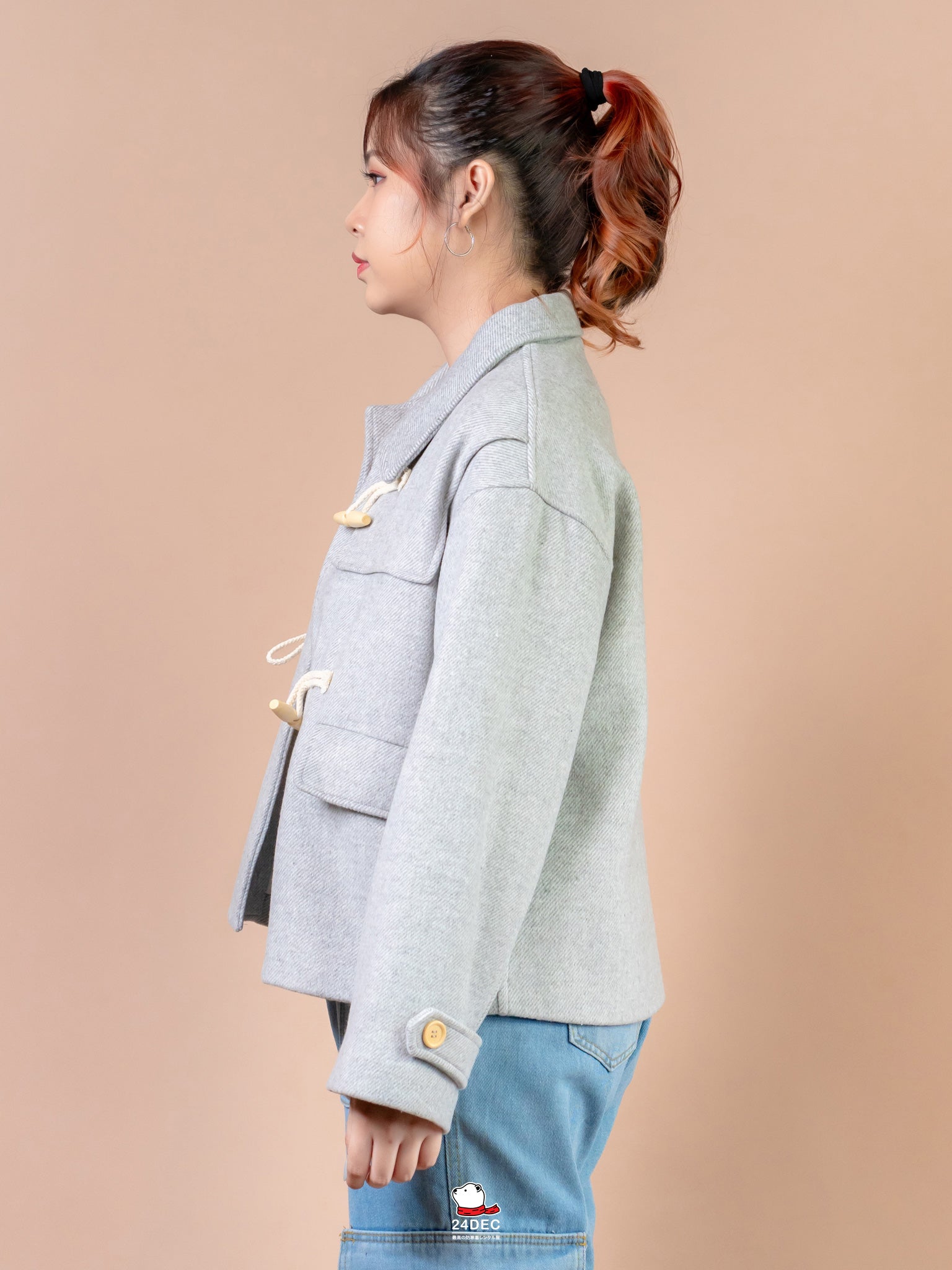 เช่าเสื้อโค้ท หญิง รุ่น GRAPHITE สี เทา