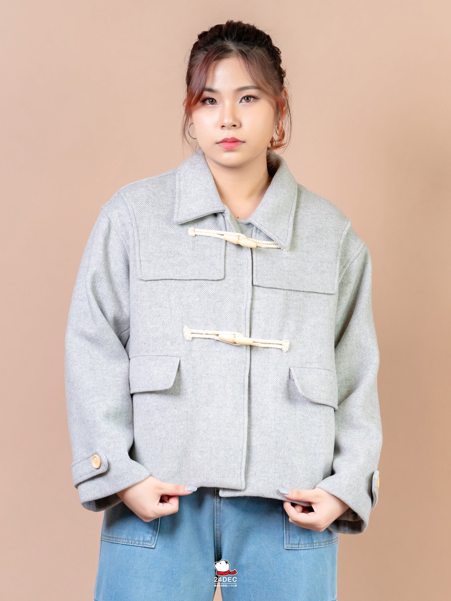 เช่าเสื้อโค้ท หญิง รุ่น GRAPHITE สี เทา