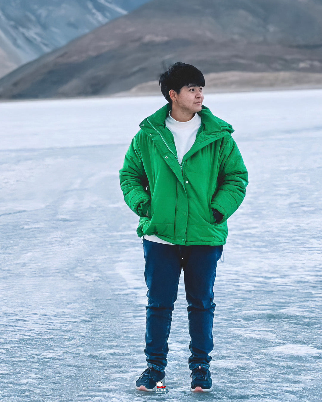เช่าเสื้อกันหนาว หญิง รุ่น GREENLAND สี เขียว