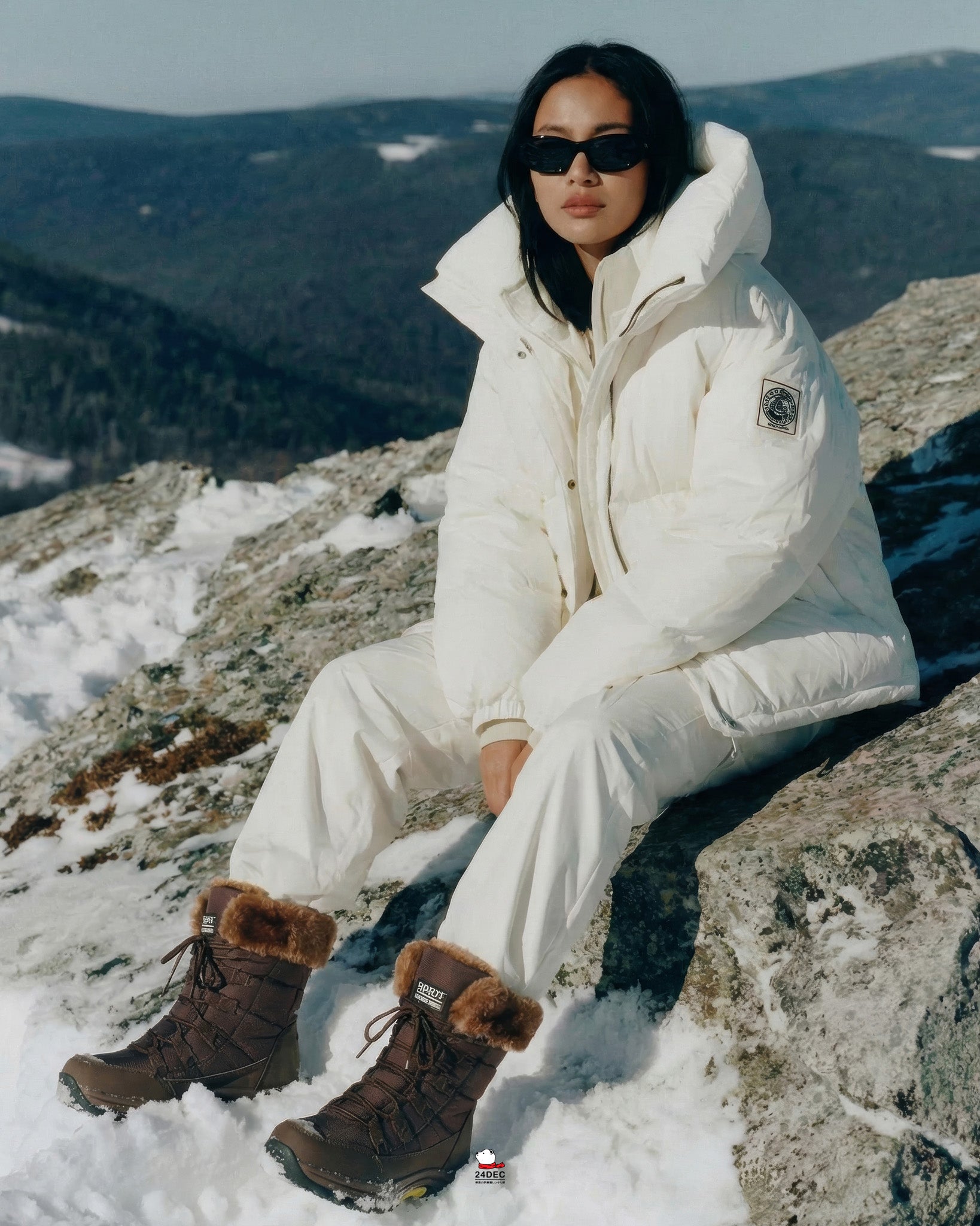 เช่ารองเท้าบูท หญิง รุ่น GUJO สี น้ำตาล