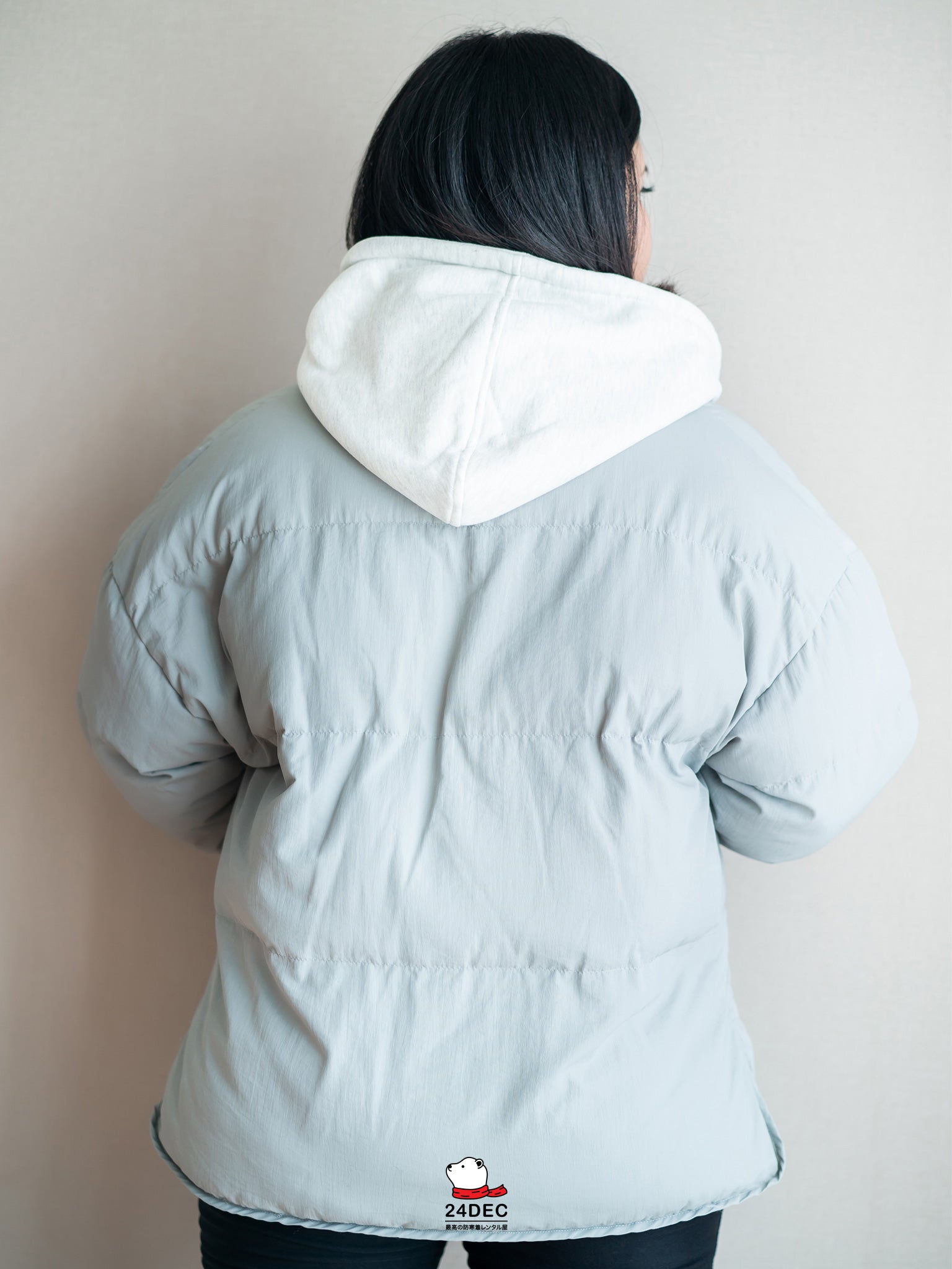 เช่าเสื้อกันหนาว หญิง รุ่น HOODY สี เทา