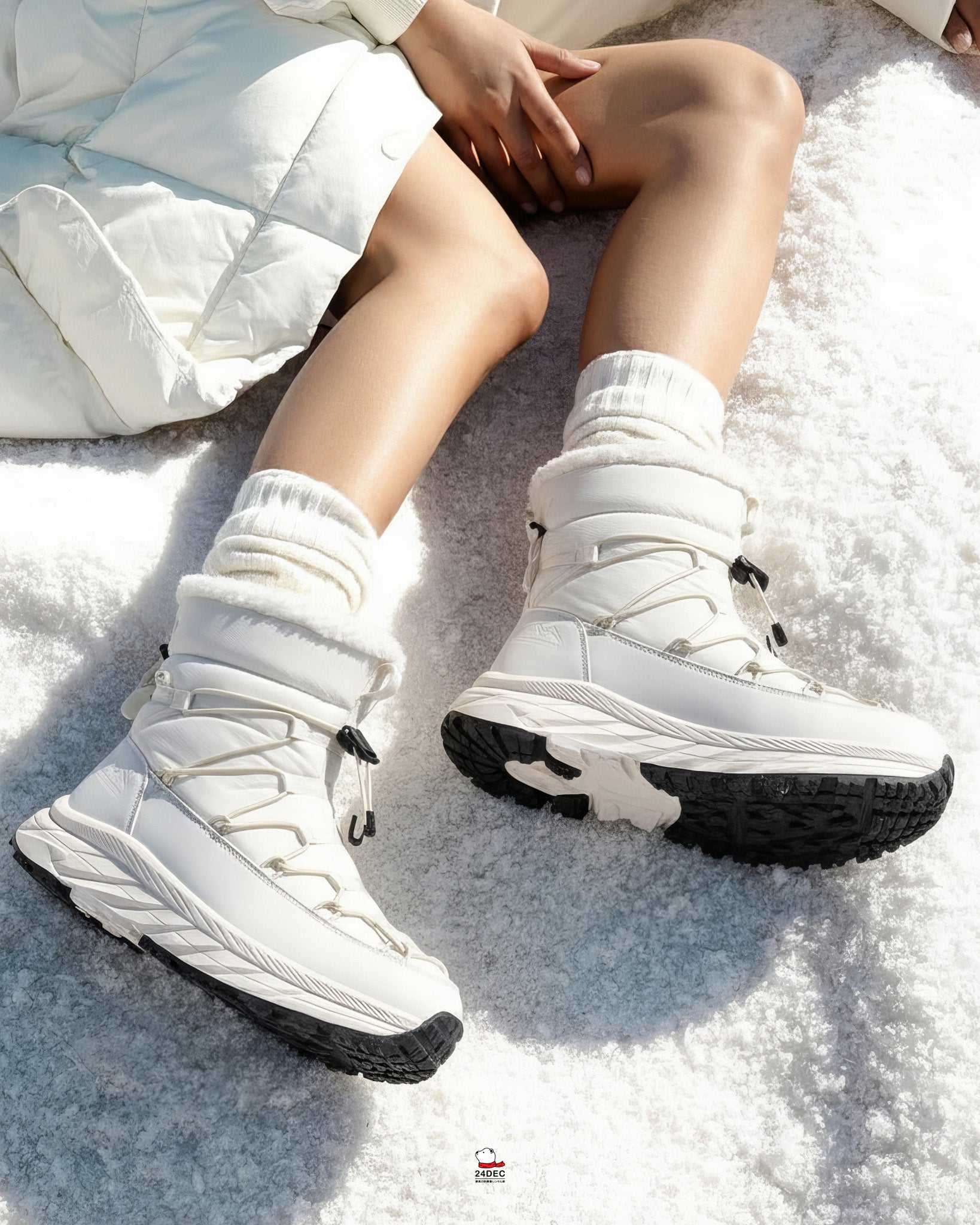 เช่ารองเท้าบูท หญิง รุ่น HOPE สี ขาว