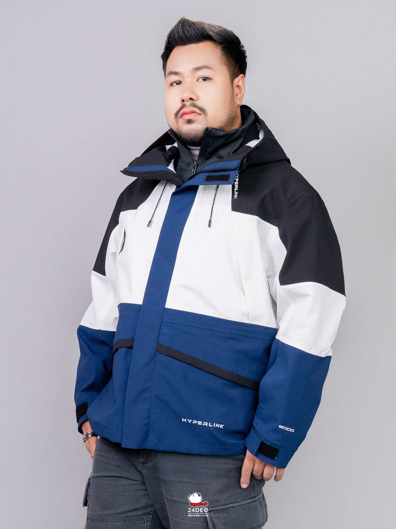 เช่าเสื้อกันหนาว ชาย รุ่น HYPERLINK สี ขาว