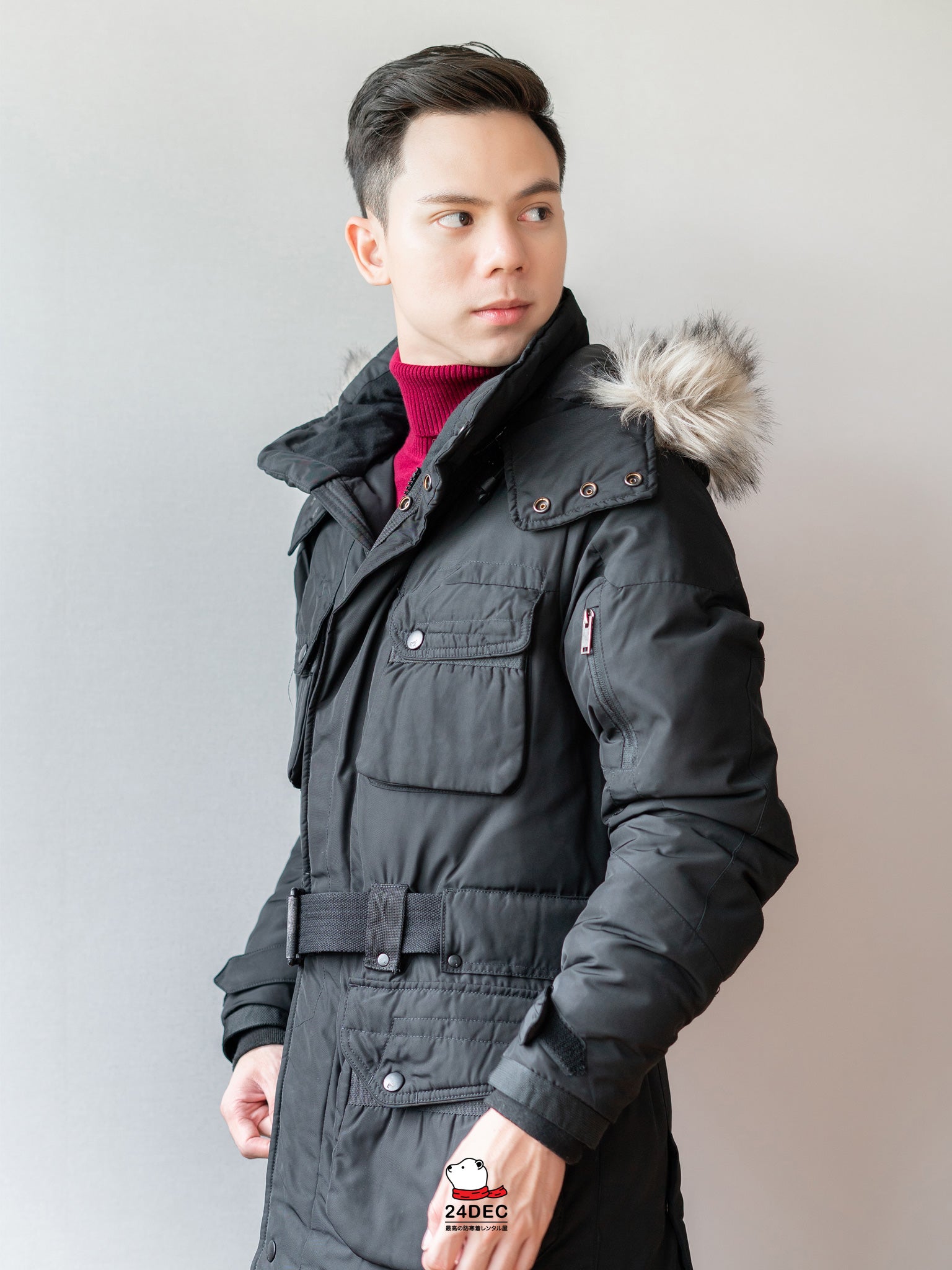 เช่าเสื้อกันหนาว ชาย รุ่น ICELAND สี ดำ