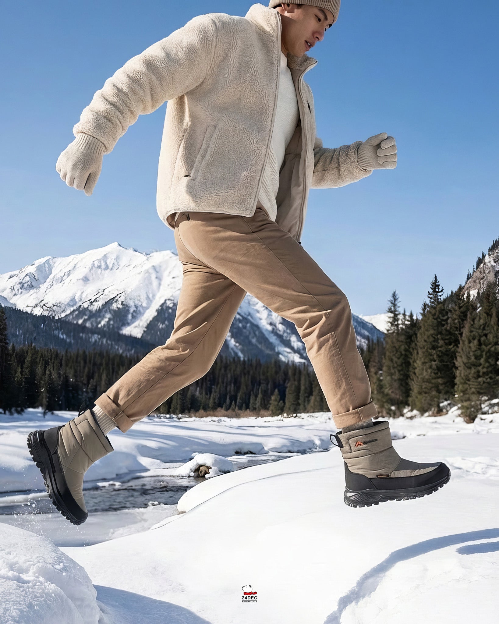 เช่ารองเท้าบูท ชาย รุ่น IGLOO สี น้ำตาล