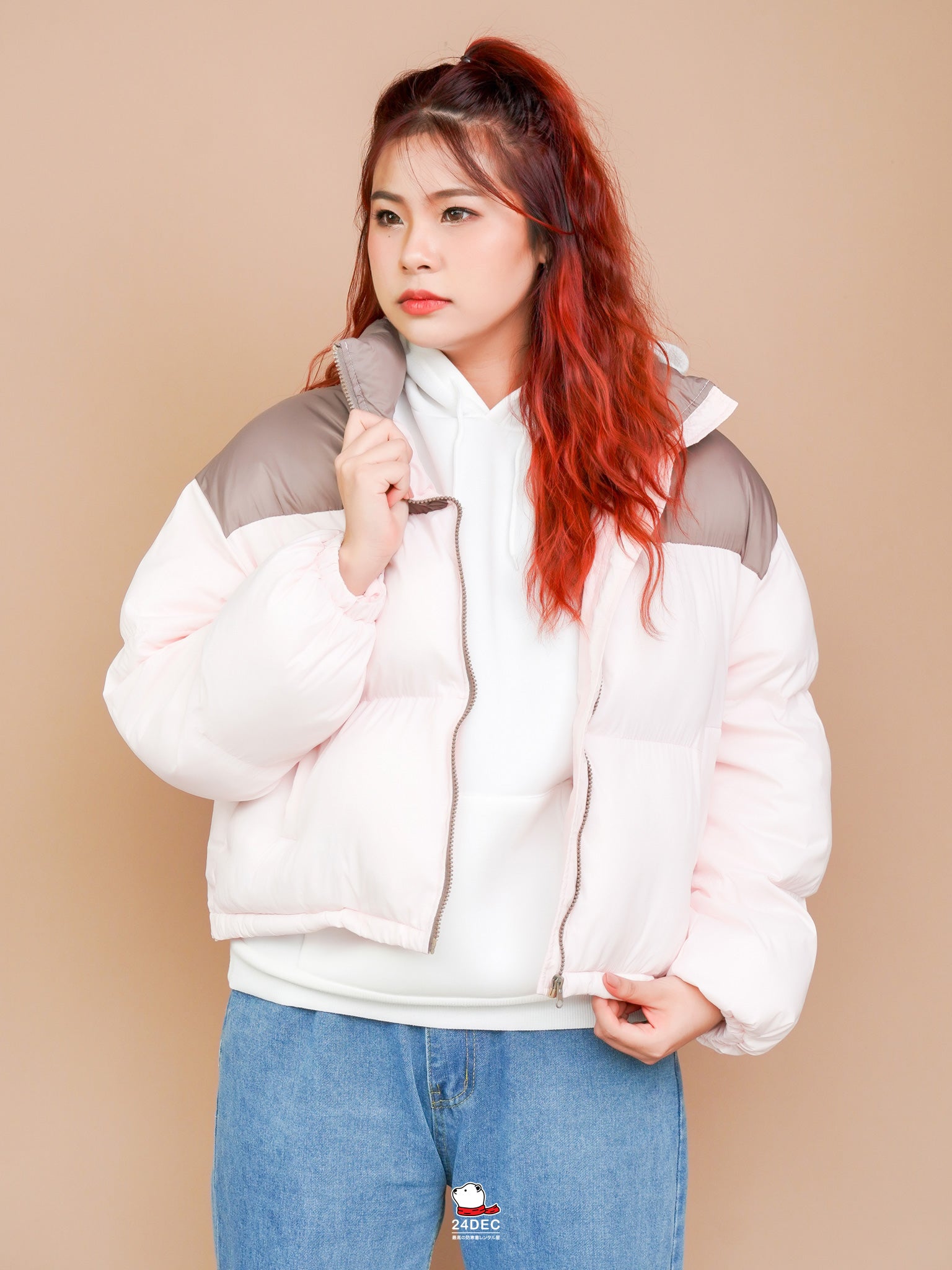 เช่าเสื้อกันหนาว หญิง รุ่น IRENE สี ชมพู