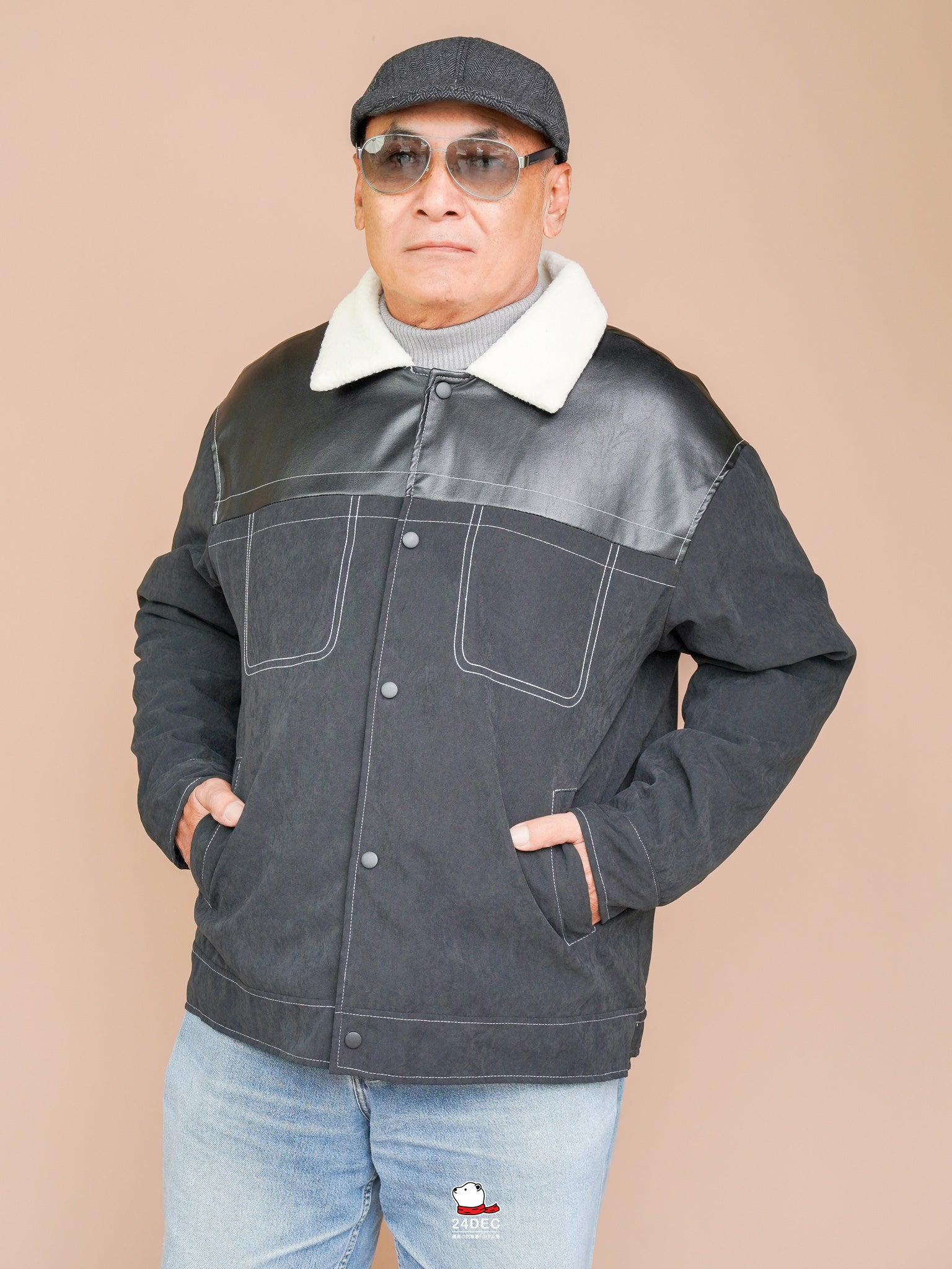 เช่าเสื้อแจ็คเก็ต ชาย รุ่น IVAN สี ดำ