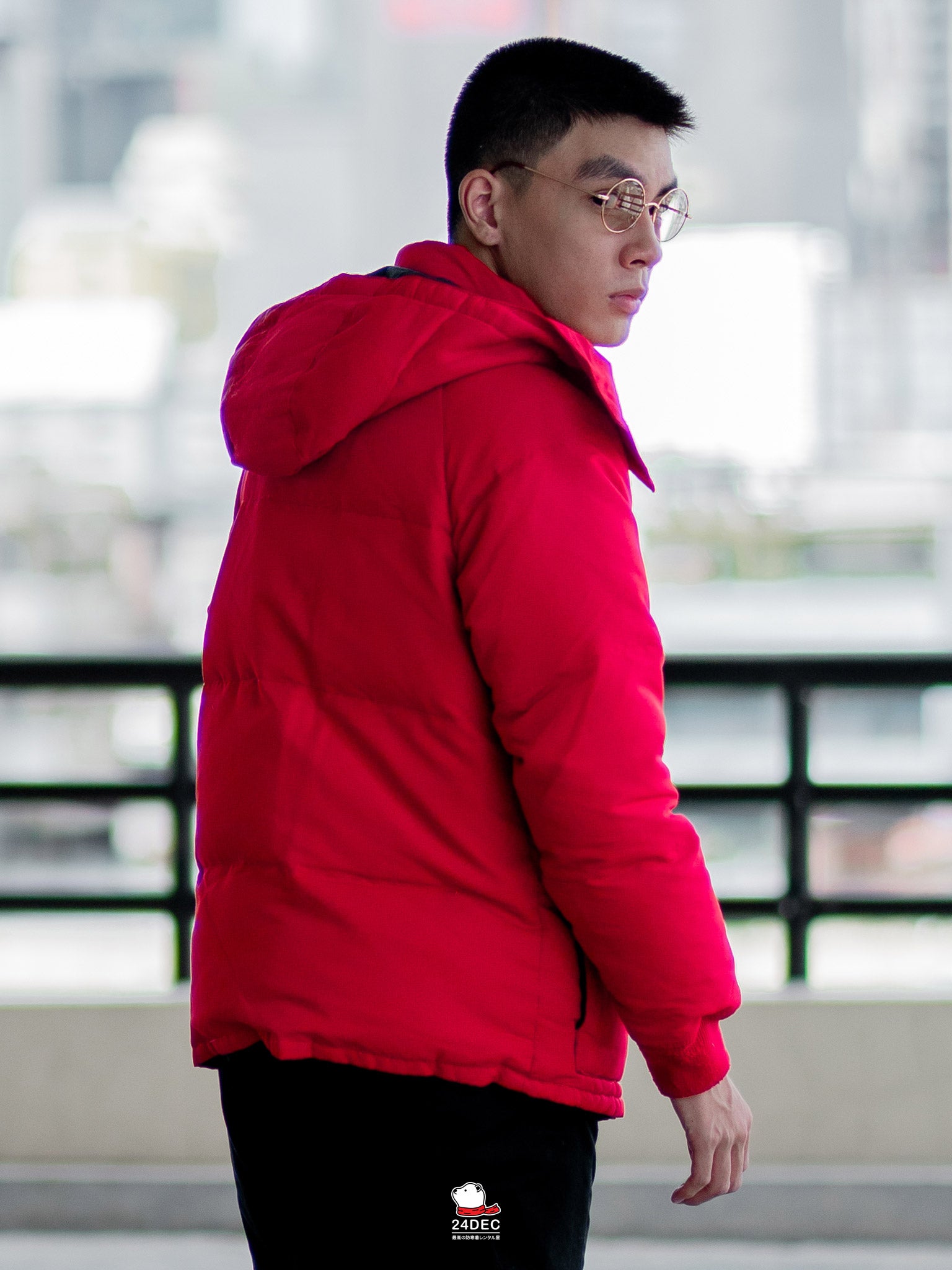 เช่าเสื้อกันหนาว ชาย รุ่น JACKSON สี แดง