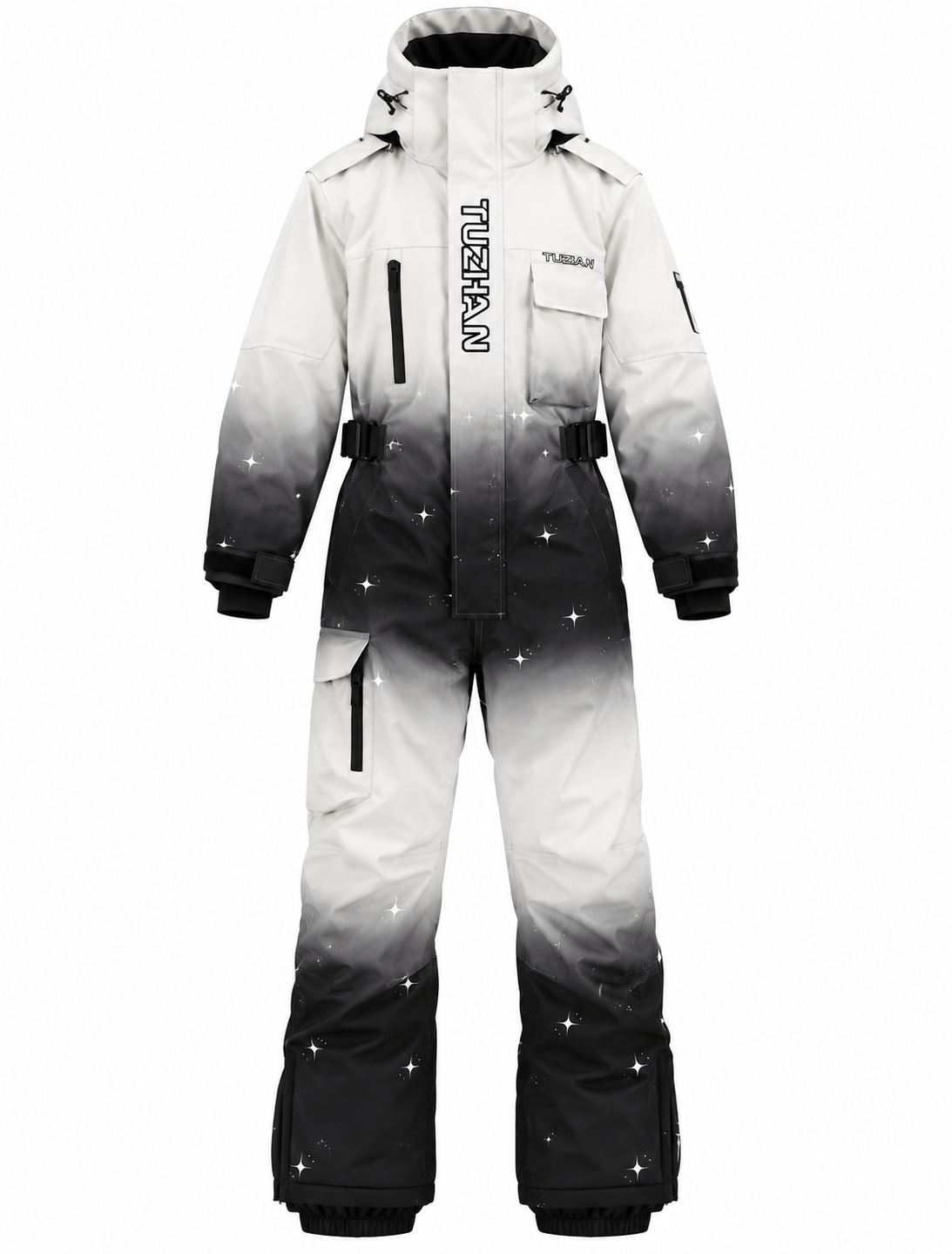 เช่าชุดสกี (เสื้อ+กางเกง) ชาย รุ่น JAPOW สี ขาว