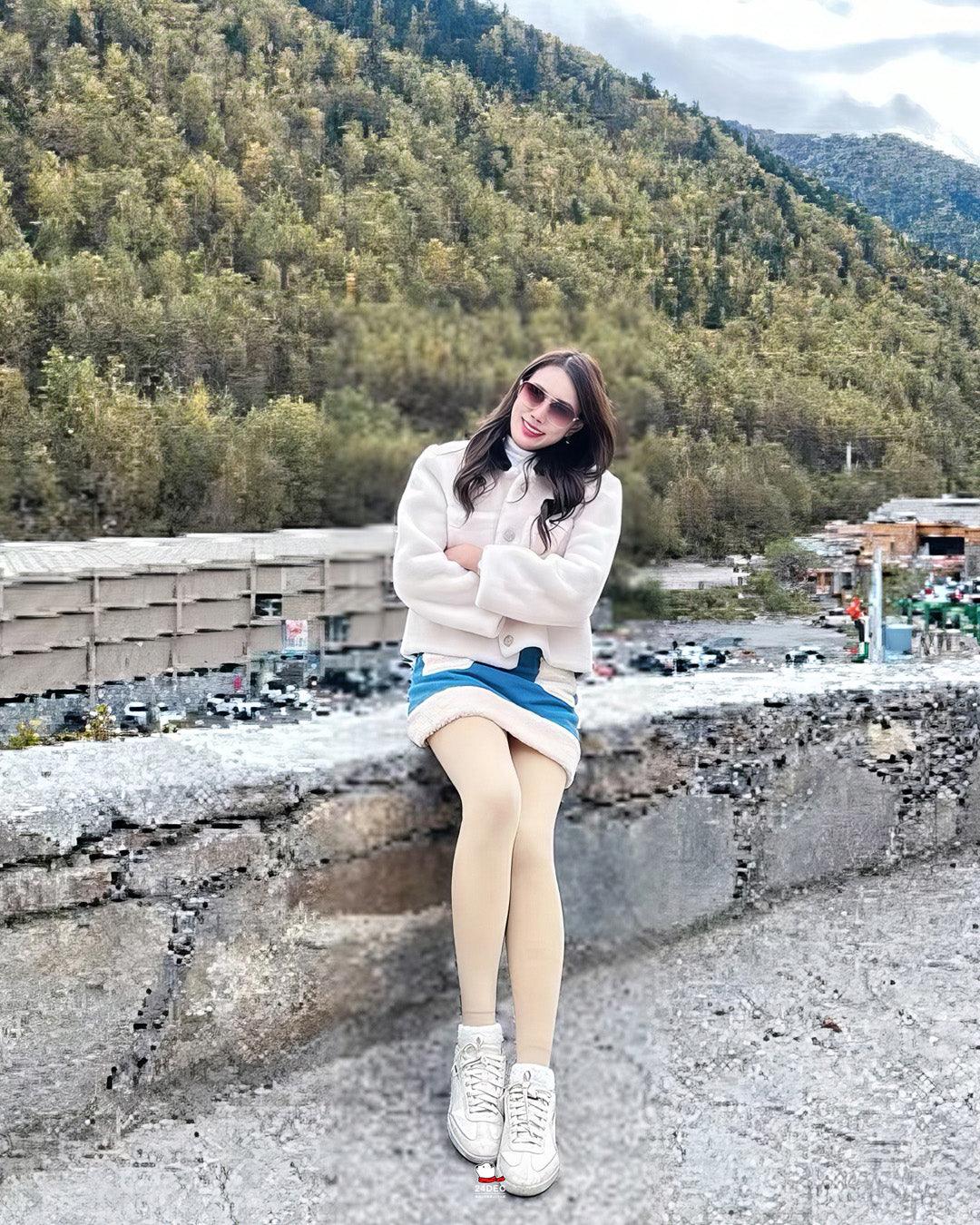 เช่าเสื้อแจ็คเก็ต หญิง รุ่น JISOO สี ขาว