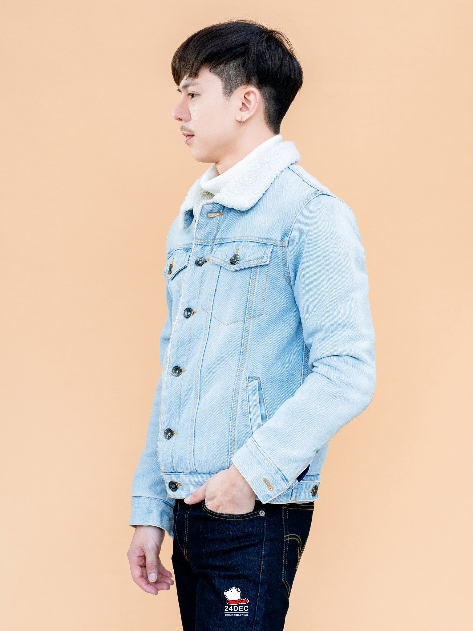เช่าเสื้อแจ็คเก็ต ชาย รุ่น JOHANNA สี ฟ้า