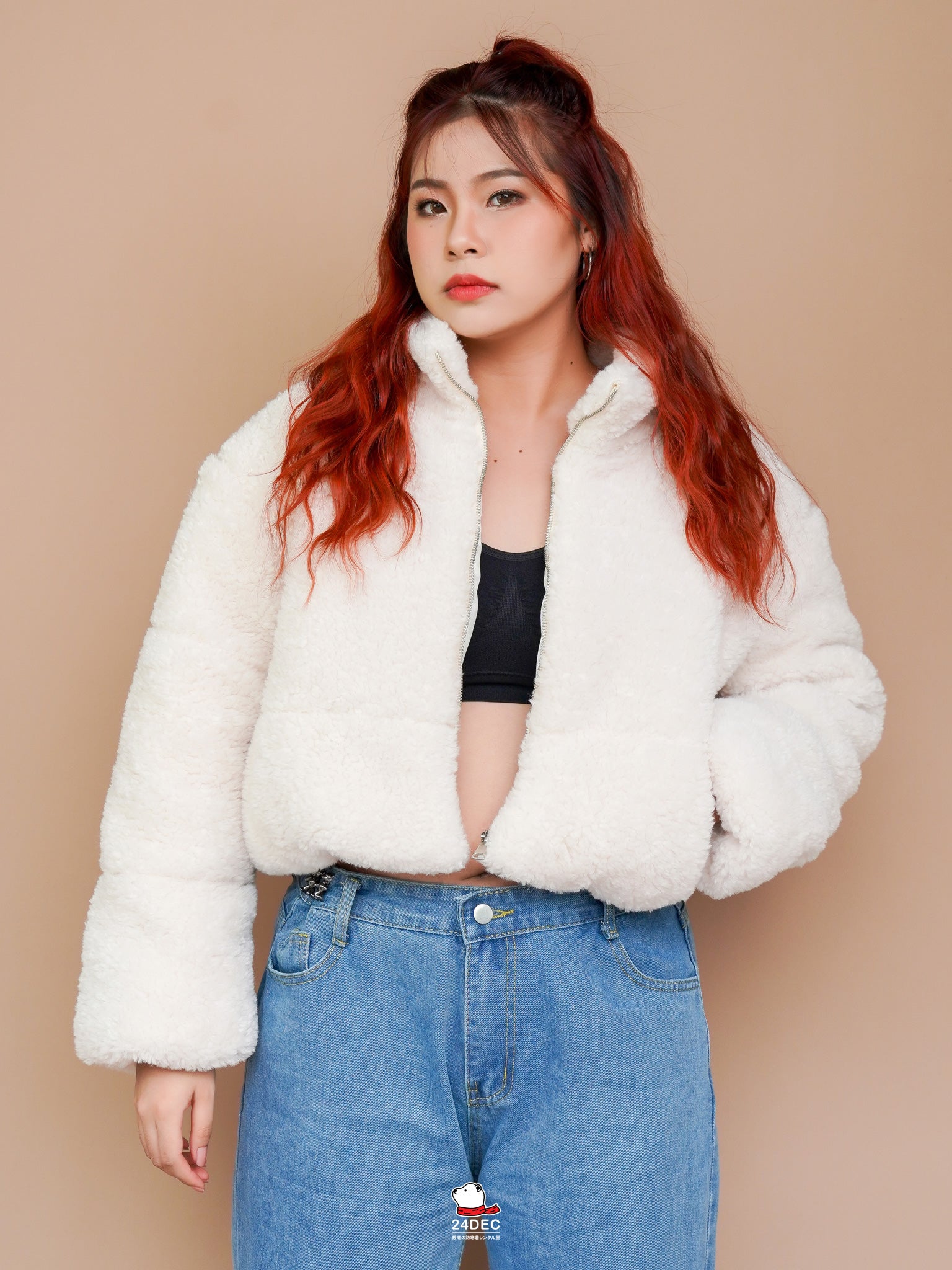 เช่าเสื้อแจ็คเก็ต หญิง รุ่น JUNO สี ขาว