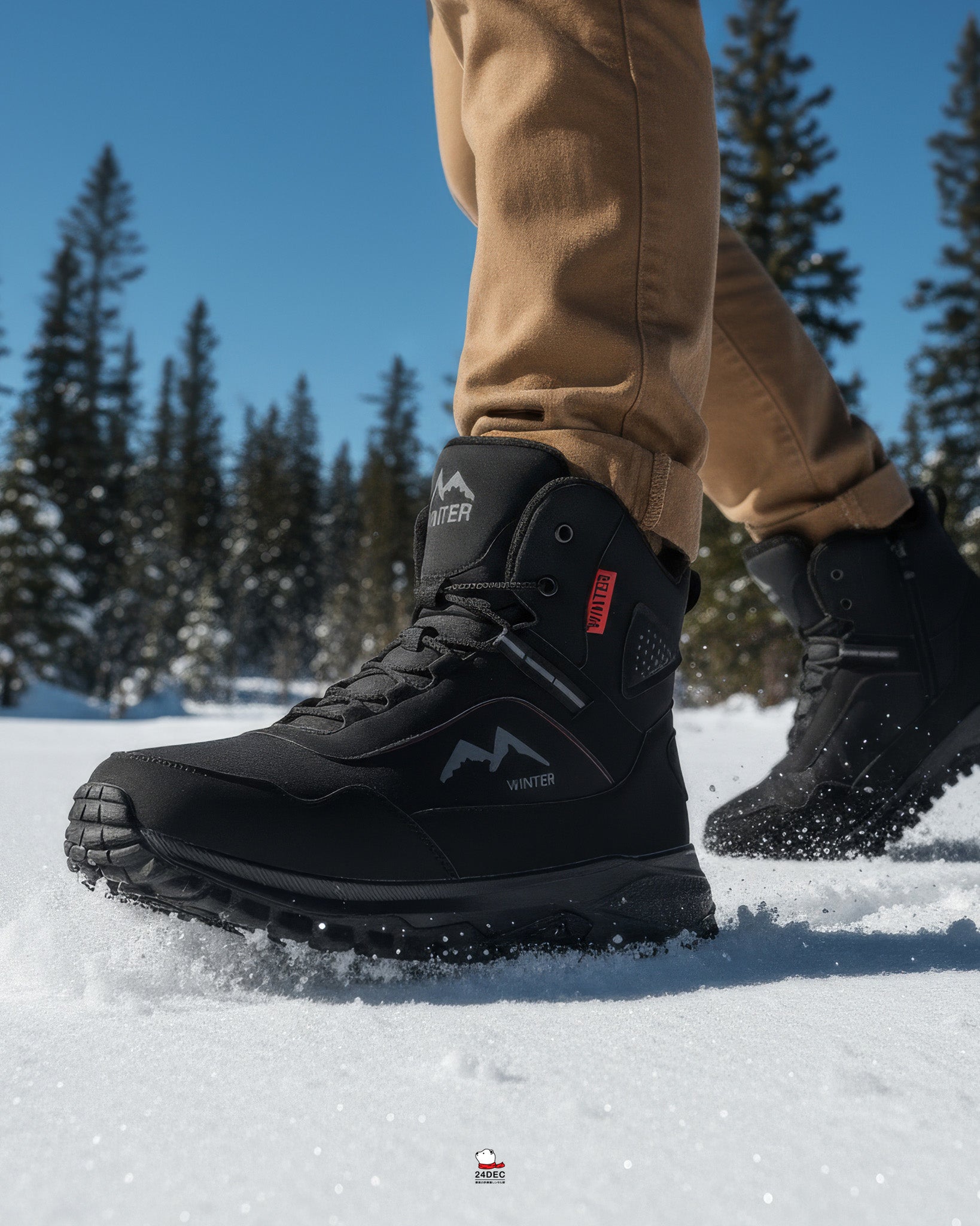 เช่ารองเท้าบูท ชาย/หญิง รุ่น JURGEN สี ดำ