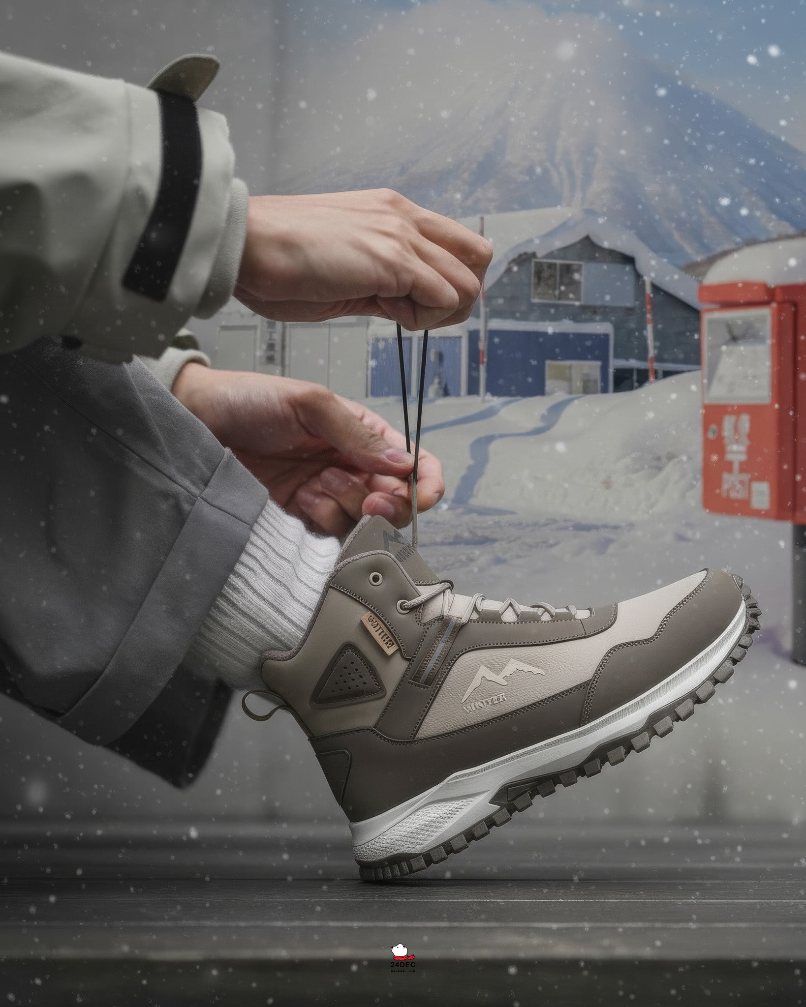 เช่ารองเท้าบูท ชาย/หญิง รุ่น JURGEN สี น้ำตาล