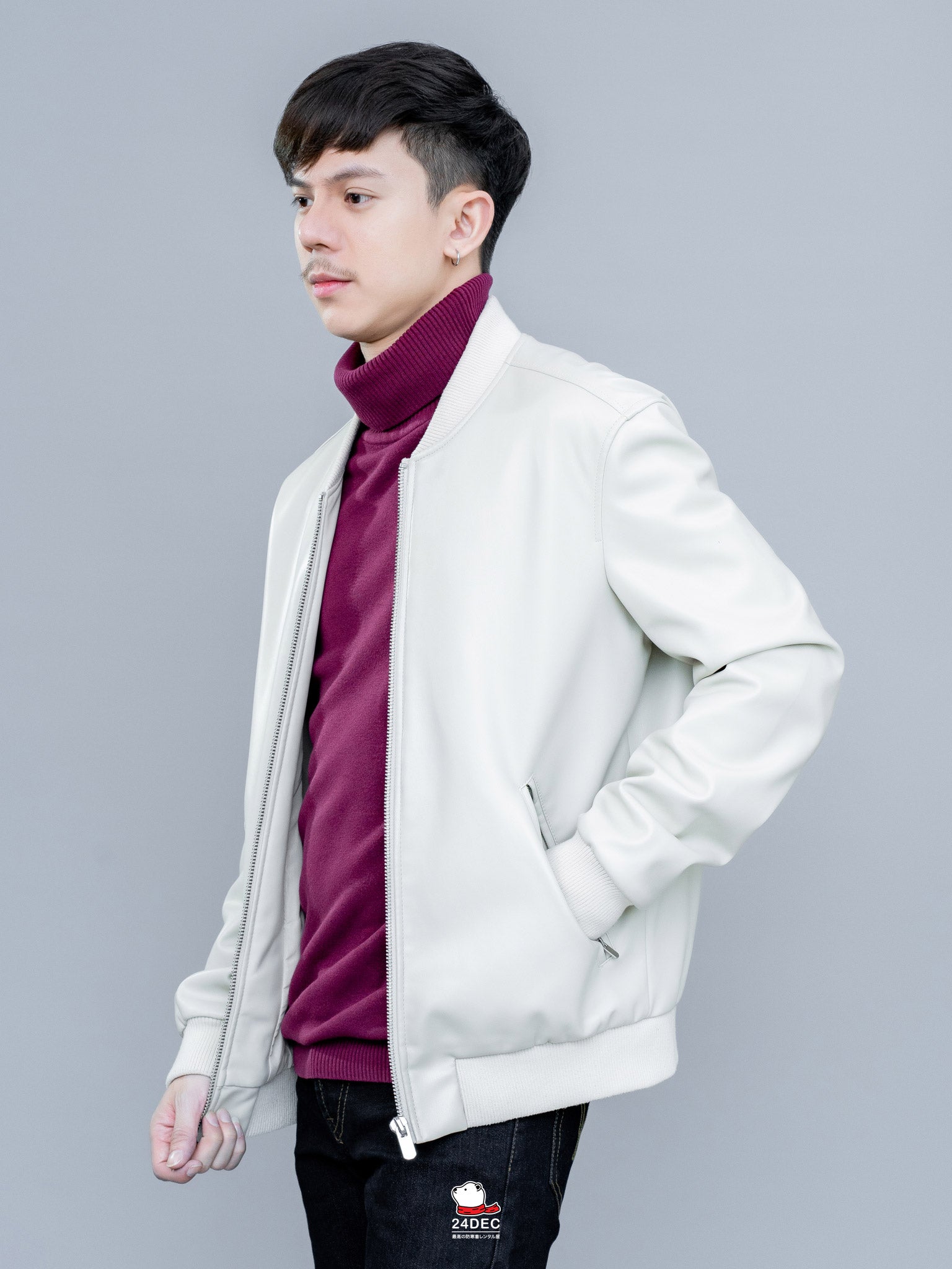 เช่าเสื้อแจ็คเก็ต ชาย รุ่น BLANCO สี ขาว