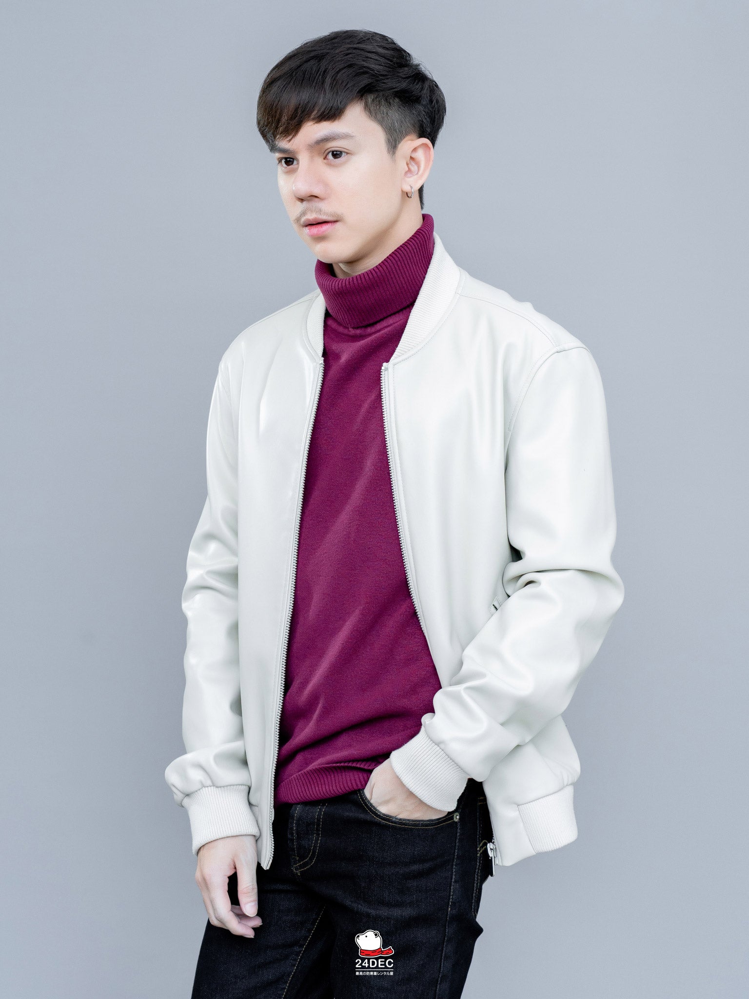 เช่าเสื้อแจ็คเก็ต ชาย รุ่น BLANCO สี ขาว