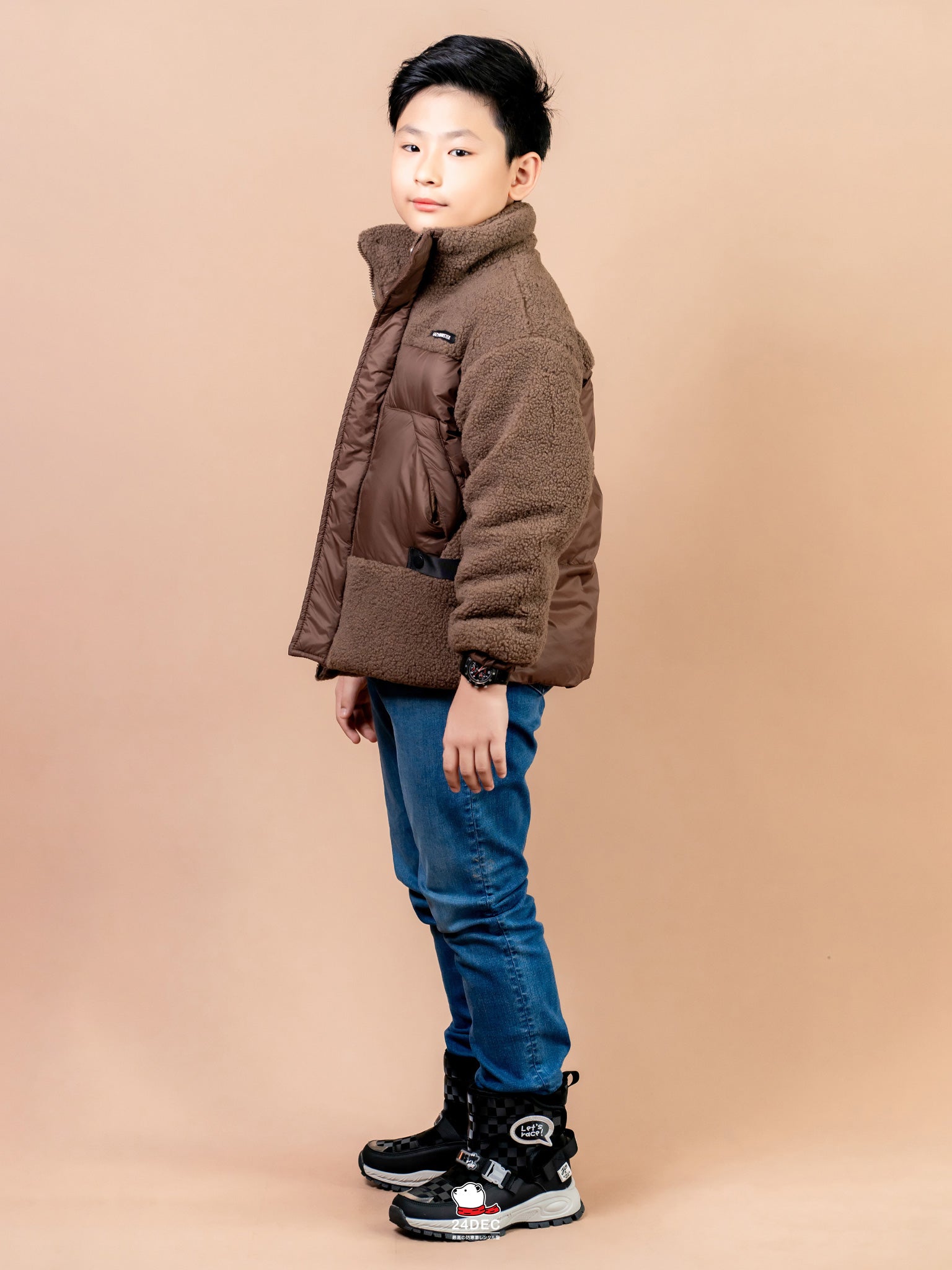 เช่าเสื้อแจ็คเก็ต เด็ก รุ่น LAZY สี น้ำตาล