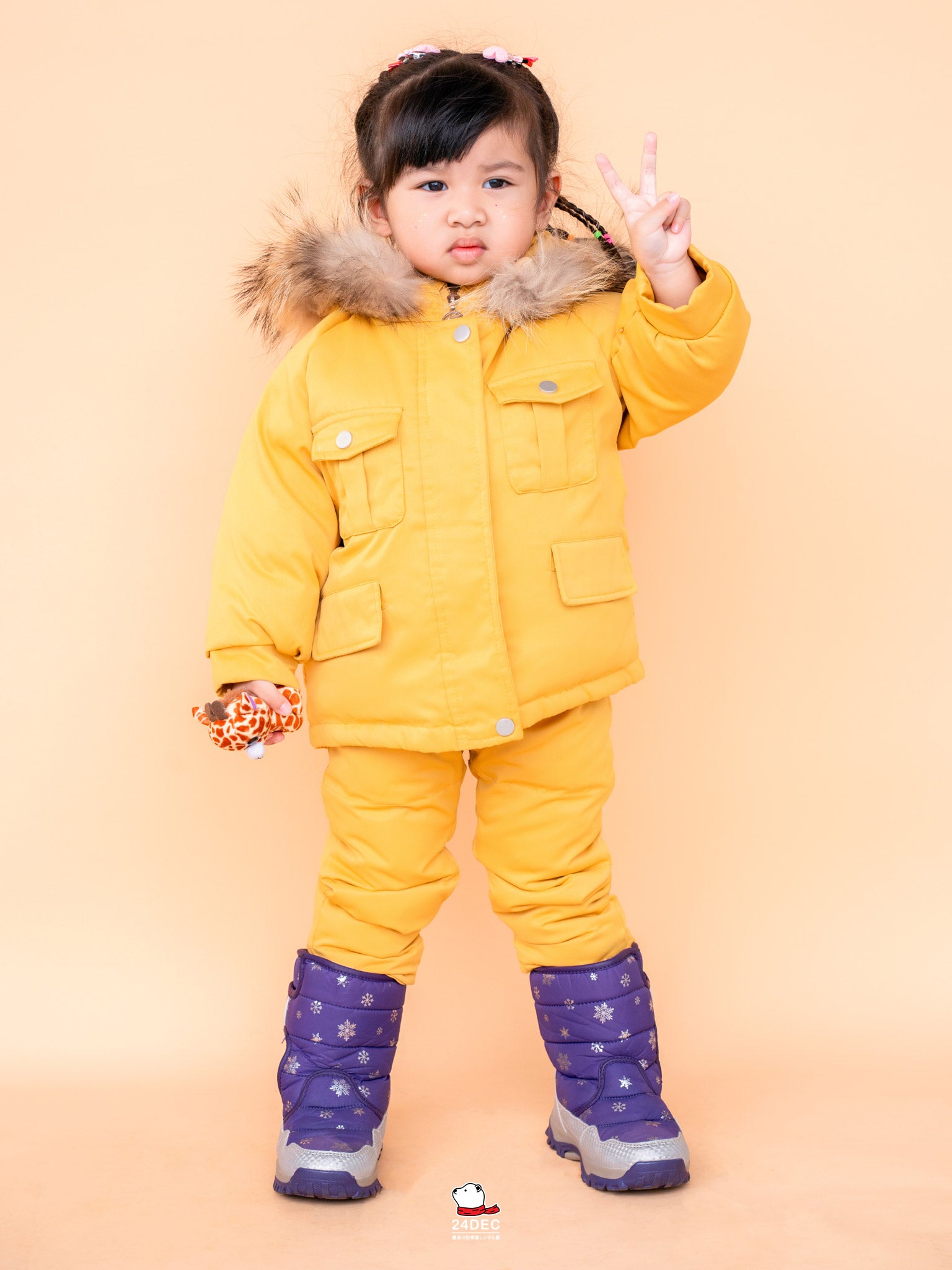 เช่าเสื้อกันหนาว เด็ก รุ่น LEMON สี เหลือง