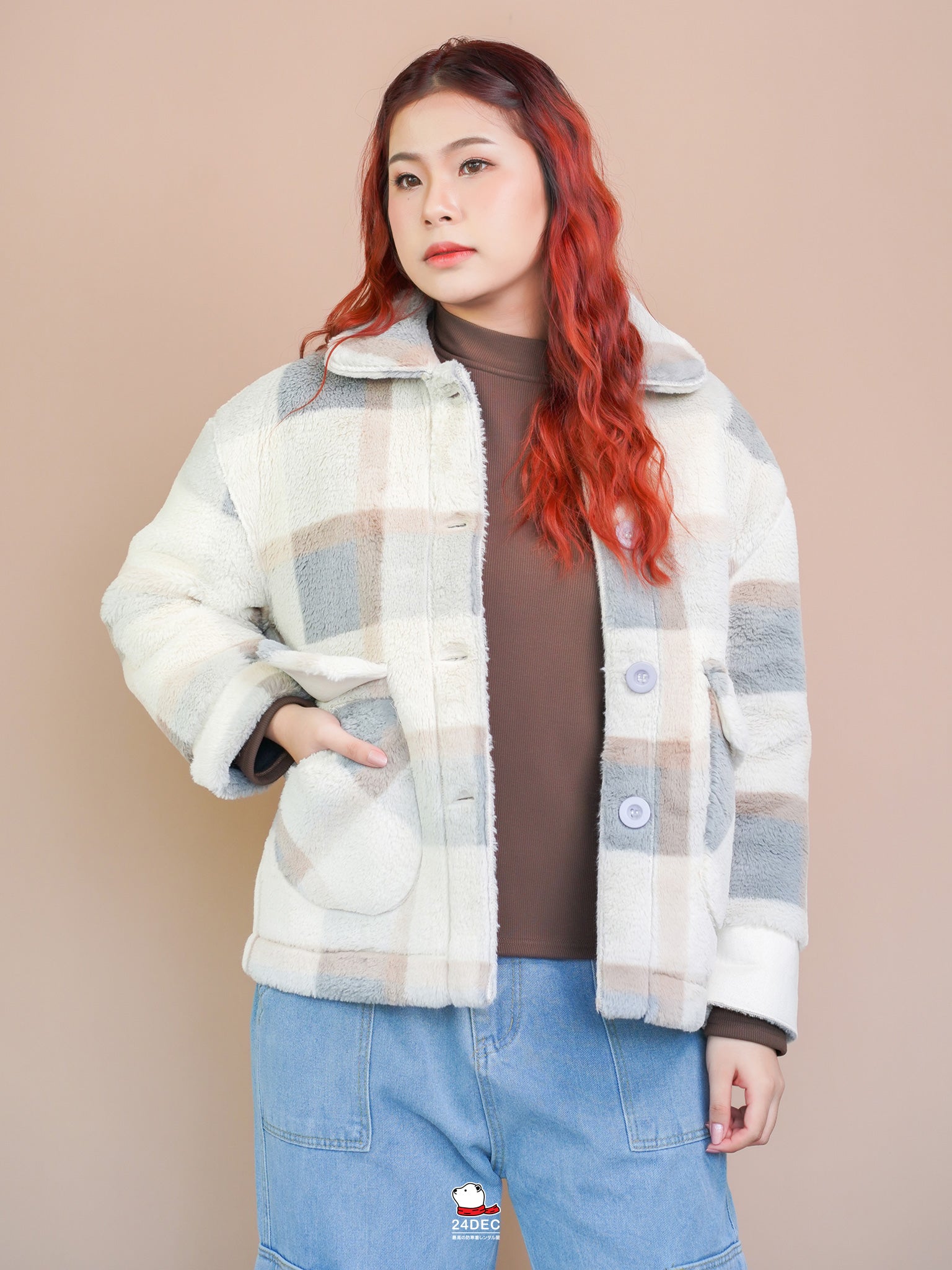 เช่าเสื้อโค้ท หญิง รุ่น LOLA สี น้ำเงิน