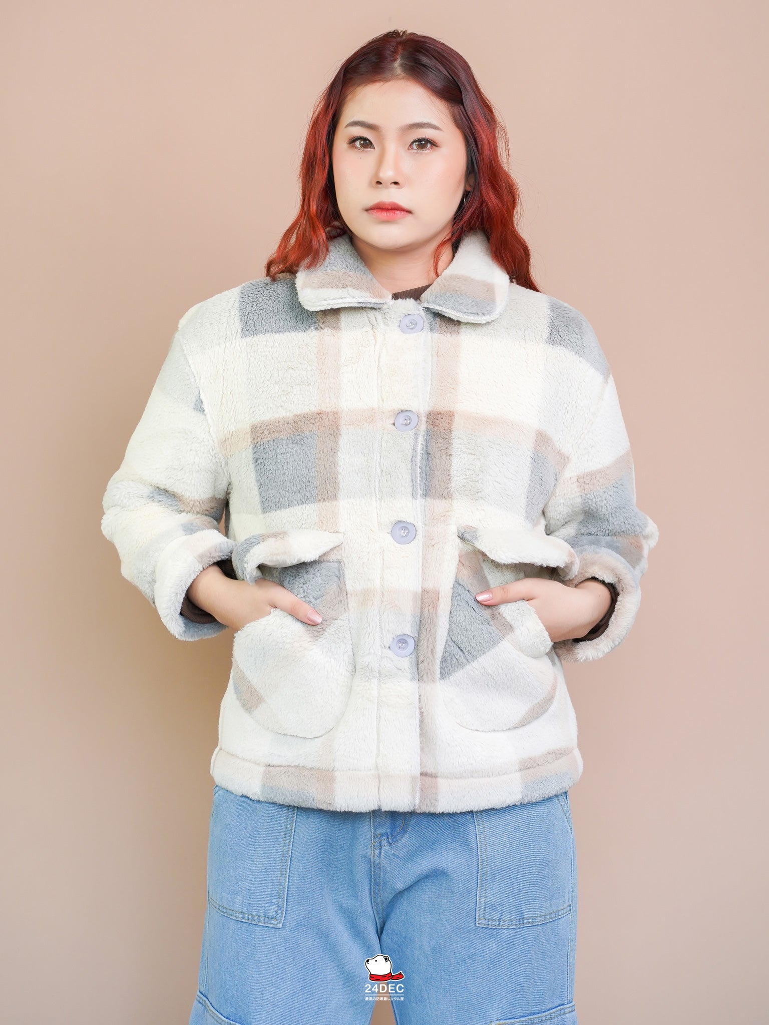 เช่าเสื้อโค้ท หญิง รุ่น LOLA สี น้ำเงิน