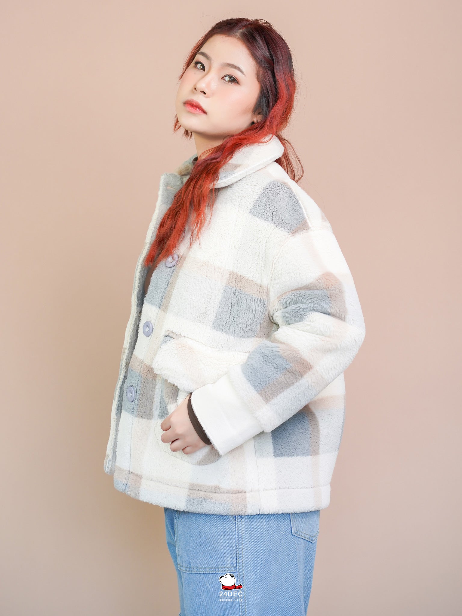 เช่าเสื้อโค้ท หญิง รุ่น LOLA สี น้ำเงิน