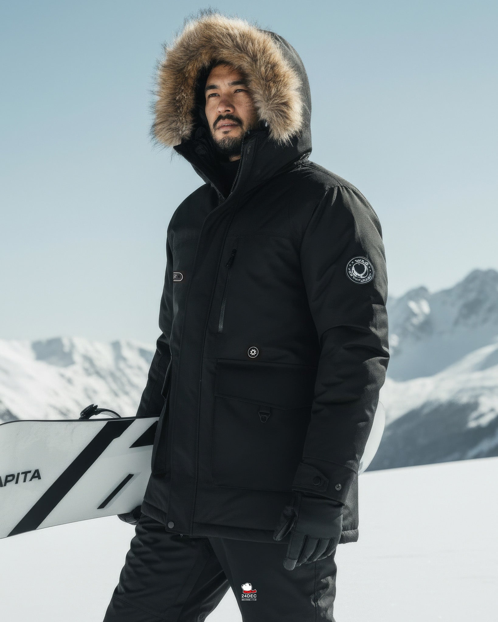 เช่าเสื้อกันหนาว ชาย รุ่น LOVOZERO สี ดำ