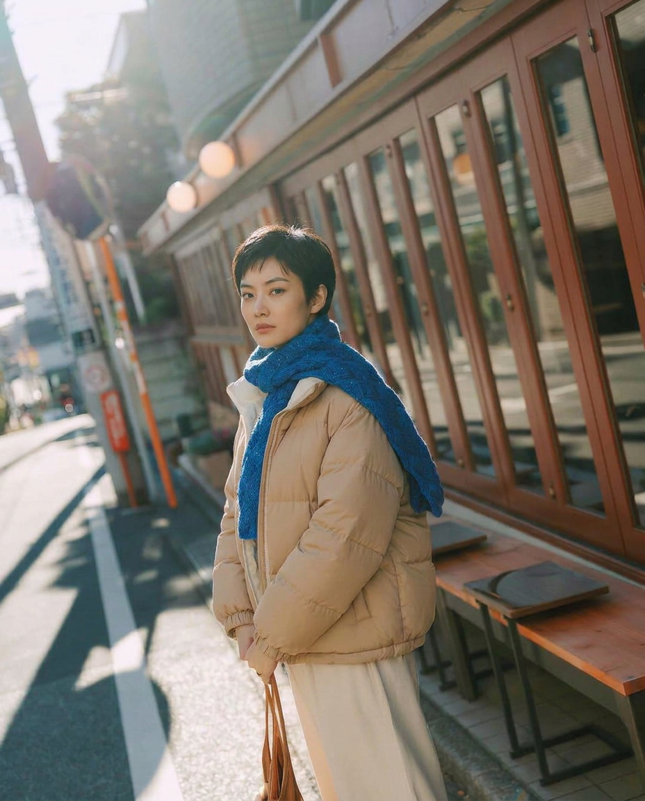 เช่าเสื้อกันหนาว หญิง รุ่น MARSHMALLOW สี น้ำตาล