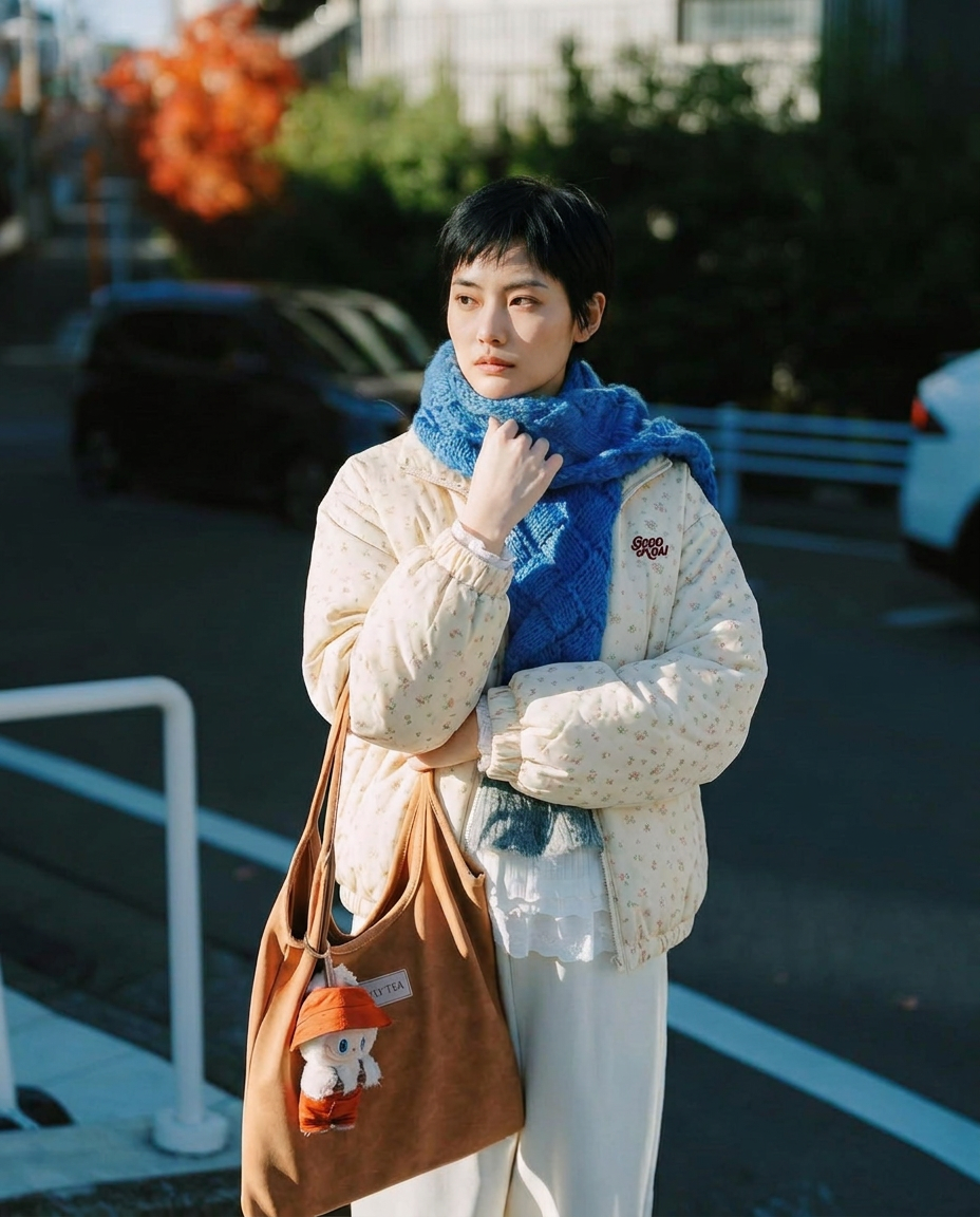 เช่าเสื้อกันหนาว หญิง รุ่น MARSHMALLOW สี น้ำตาล