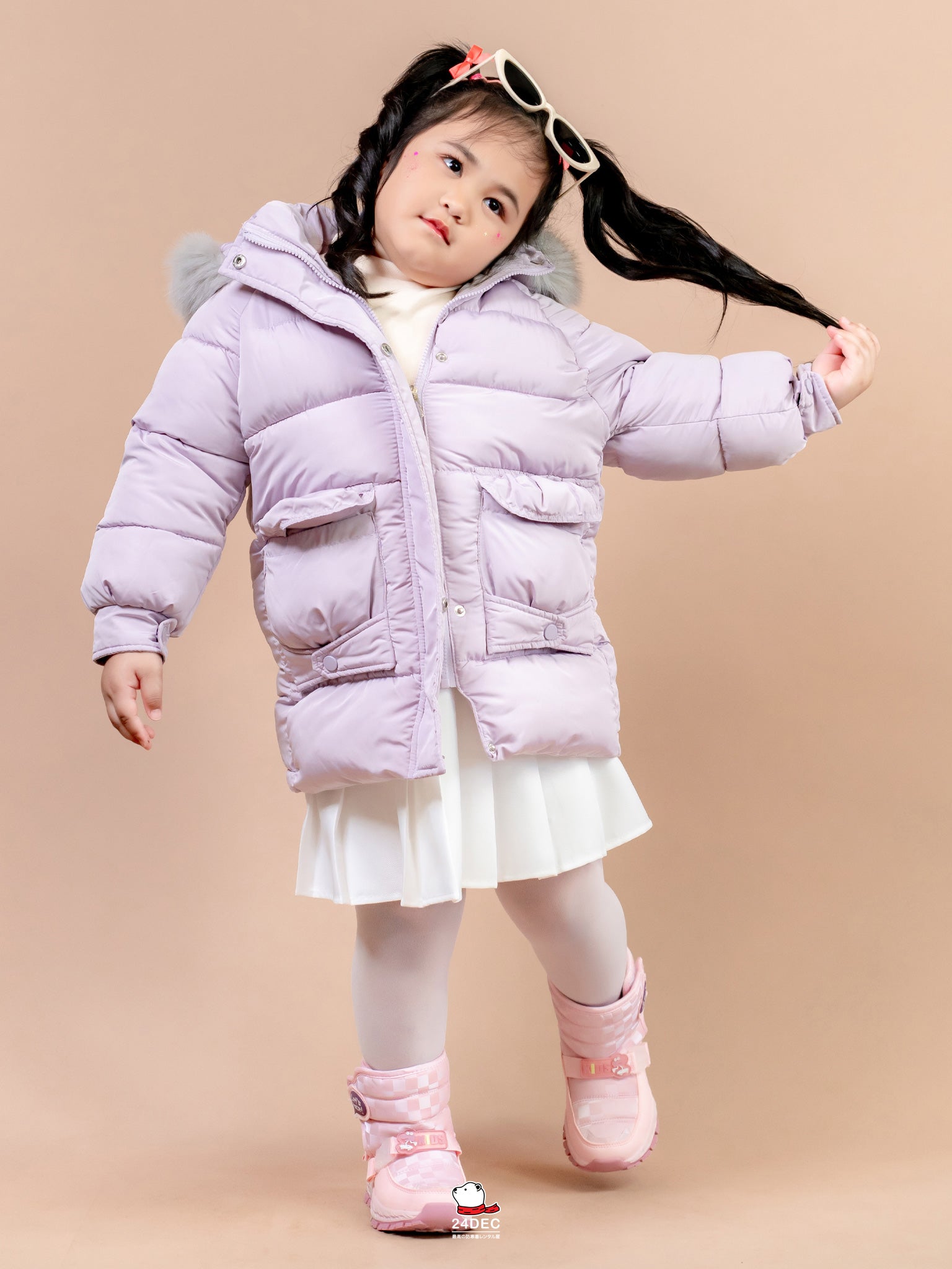 เช่าเสื้อกันหนาว เด็ก รุ่น MAUVE สี ม่วง