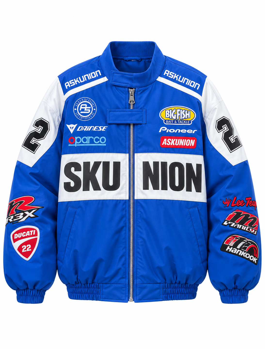 เช่าเสื้อแจ็คเก็ต ชาย รุ่น MOTORSPORT สี น้ำเงิน