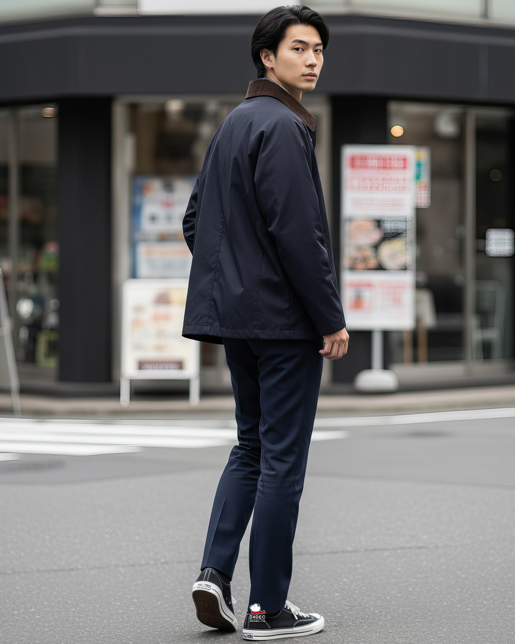 เช่าเสื้อแจ็คเก็ต ชาย รุ่น NEELAM สี น้ำเงิน