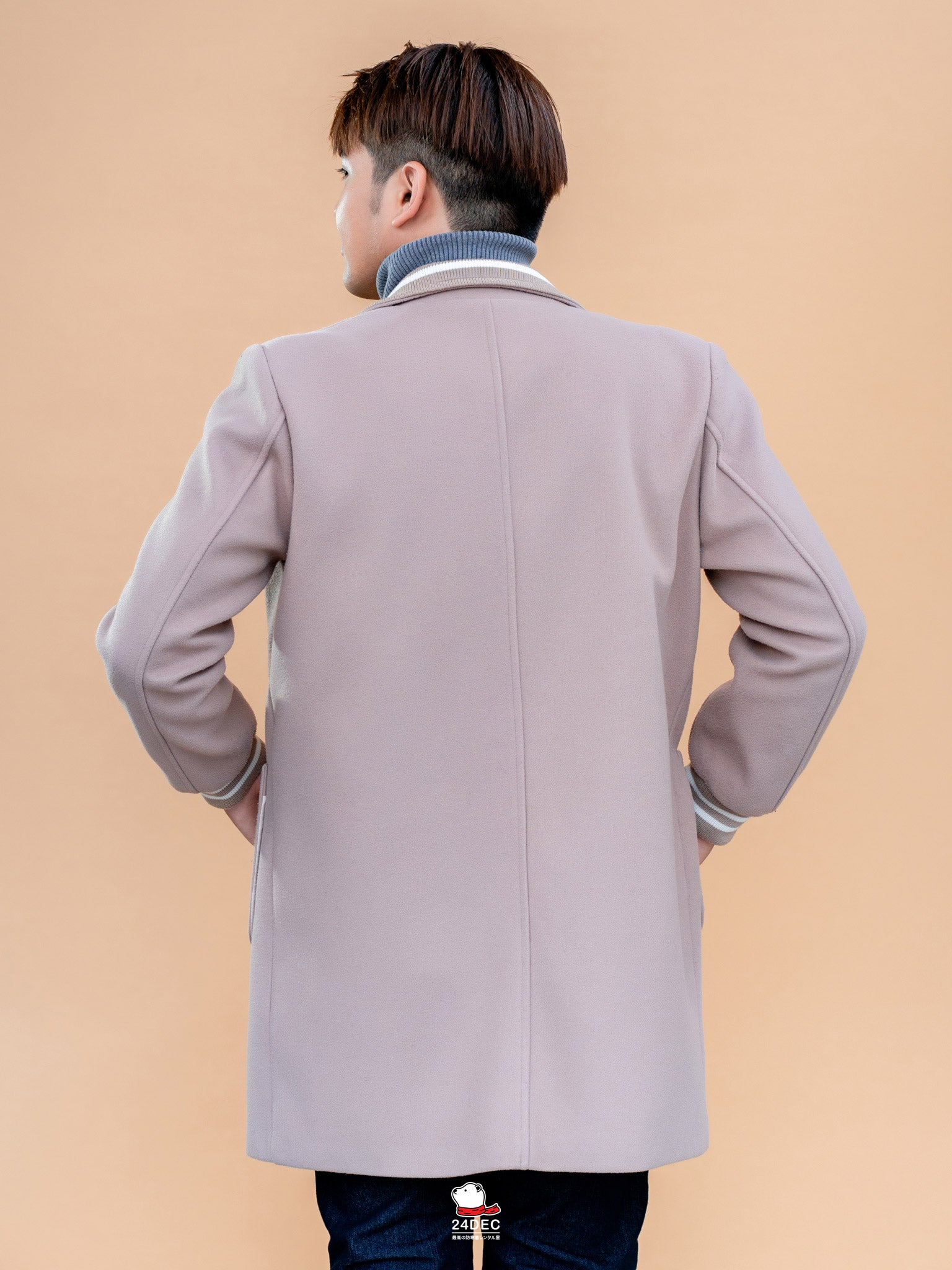 เช่าเสื้อโค้ท ชาย รุ่น KENSHI สี น้ำตาล