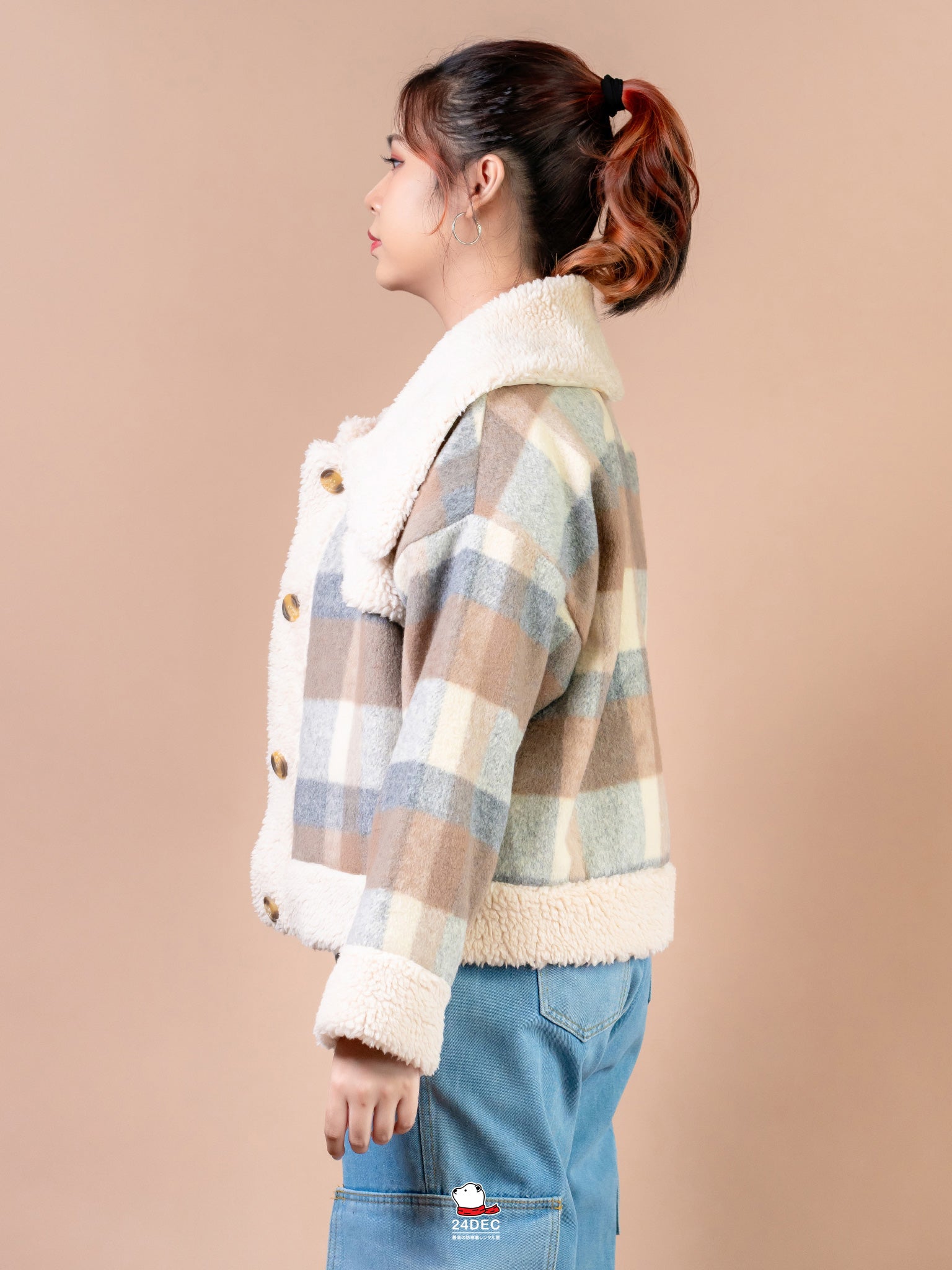 เช่าเสื้อแจ็คเก็ต หญิง รุ่น PALOMA สี น้ำตาล