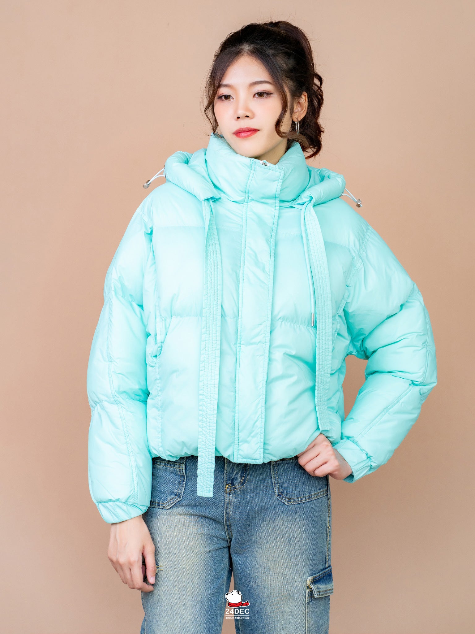 เช่าเสื้อกันหนาว หญิง รุ่น PAPERMINT สี เขียว