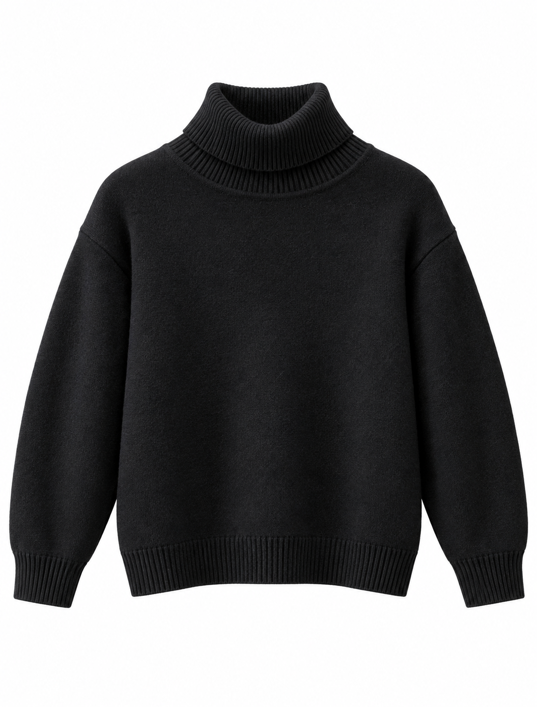 เช่าเสื้อคอเต่า เด็ก รุ่น PARKER สี ดำ