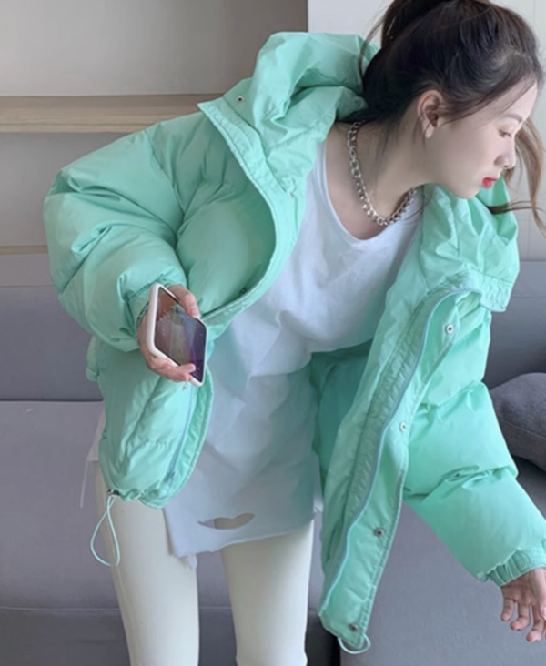 เช่าเสื้อกันหนาว หญิง รุ่น PUDINA สี เขียว