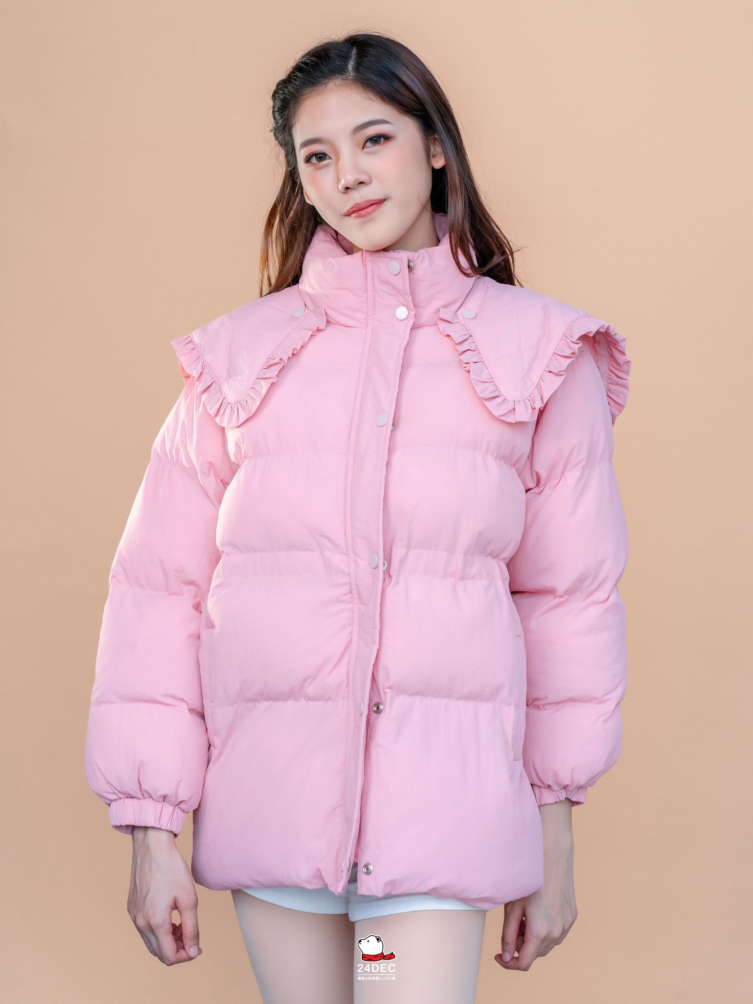 เช่าเสื้อกันหนาว หญิง รุ่น PUELLA สี ชมพู