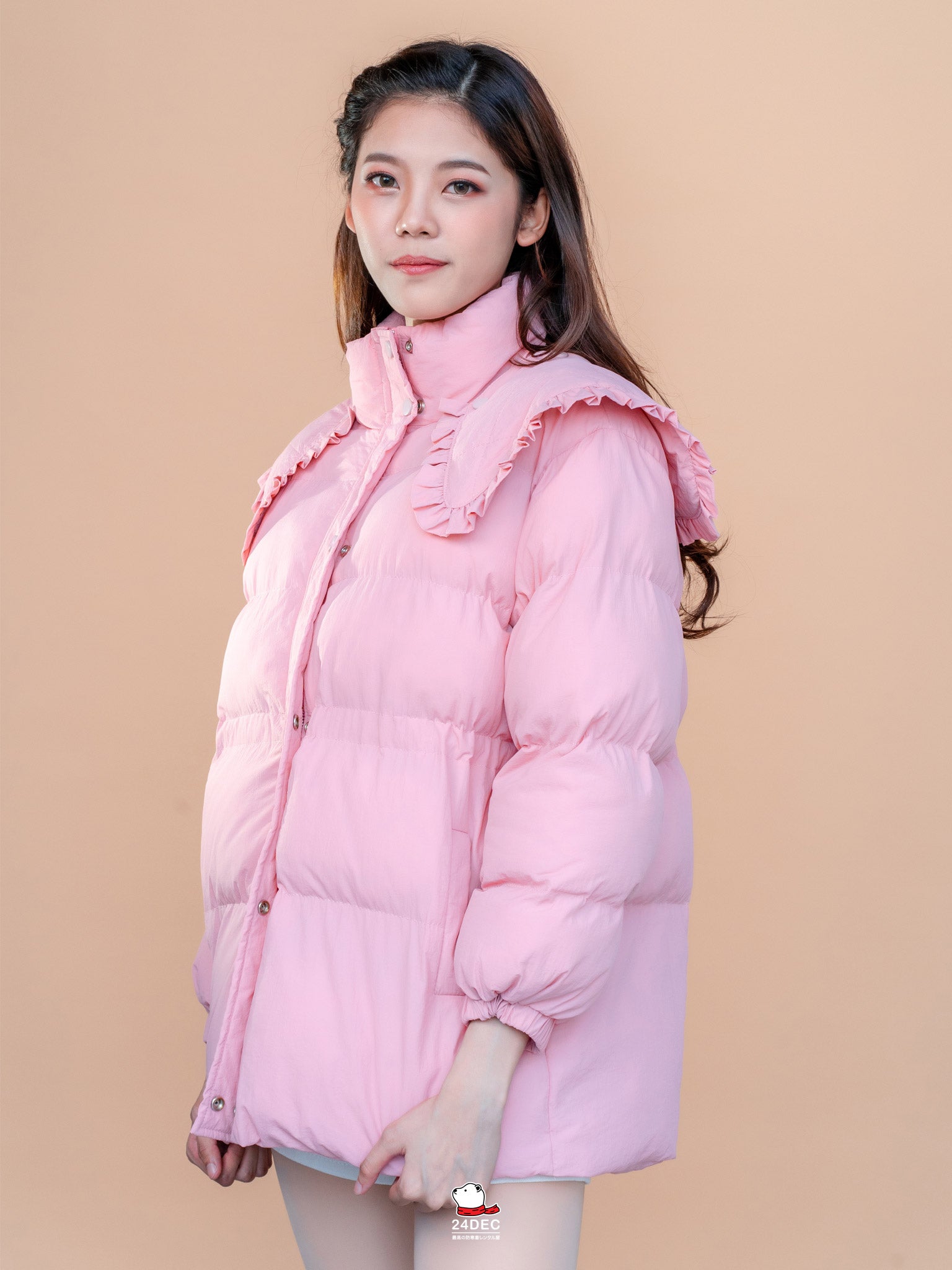 เช่าเสื้อกันหนาว หญิง รุ่น PUELLA สี ชมพู