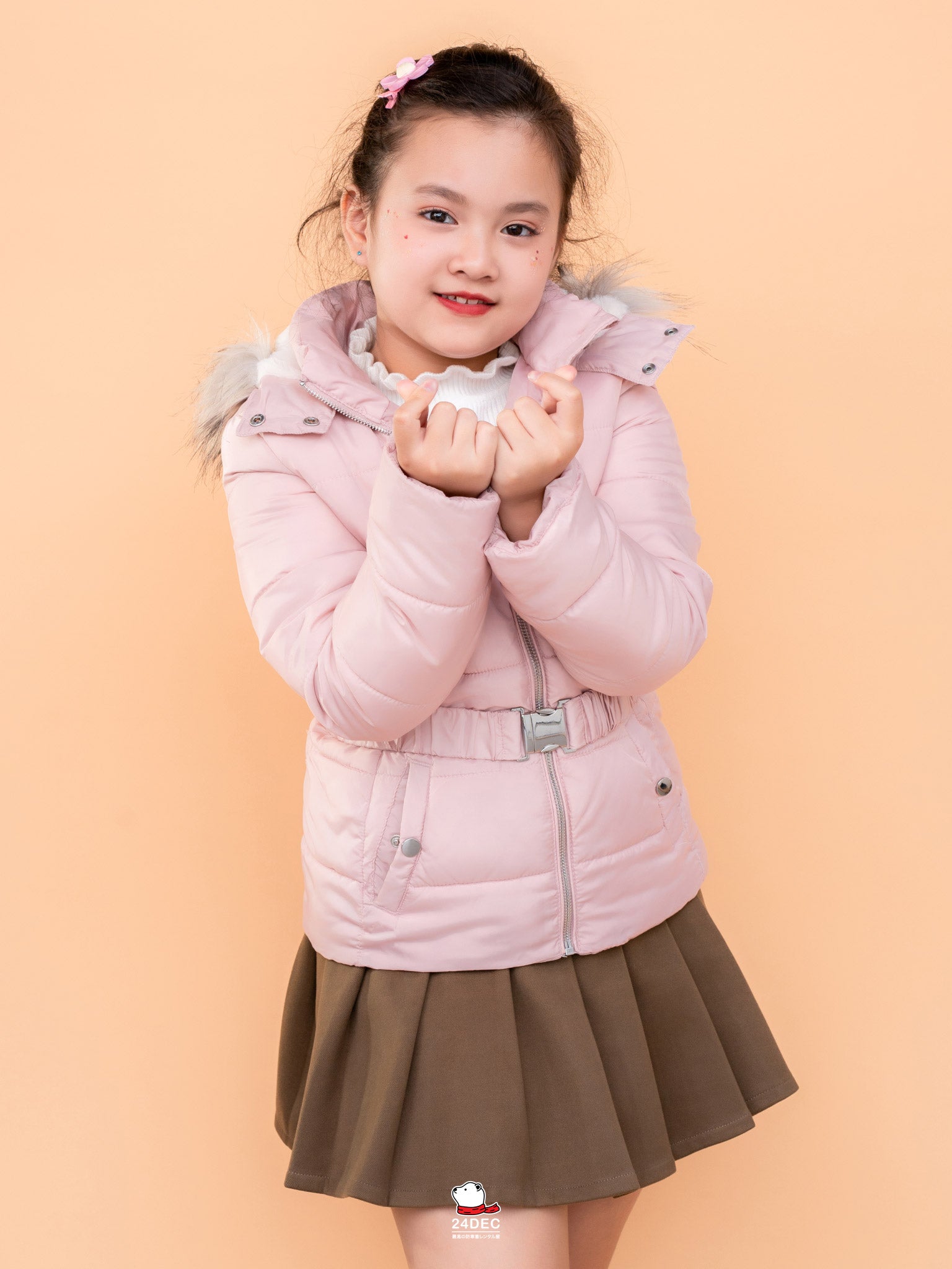 เช่าเสื้อกันหนาว เด็ก รุ่น RABBIT สี ชมพู