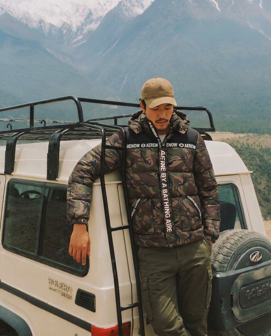 เช่าเสื้อกันหนาว ชาย รุ่น RANGER สี เขียว