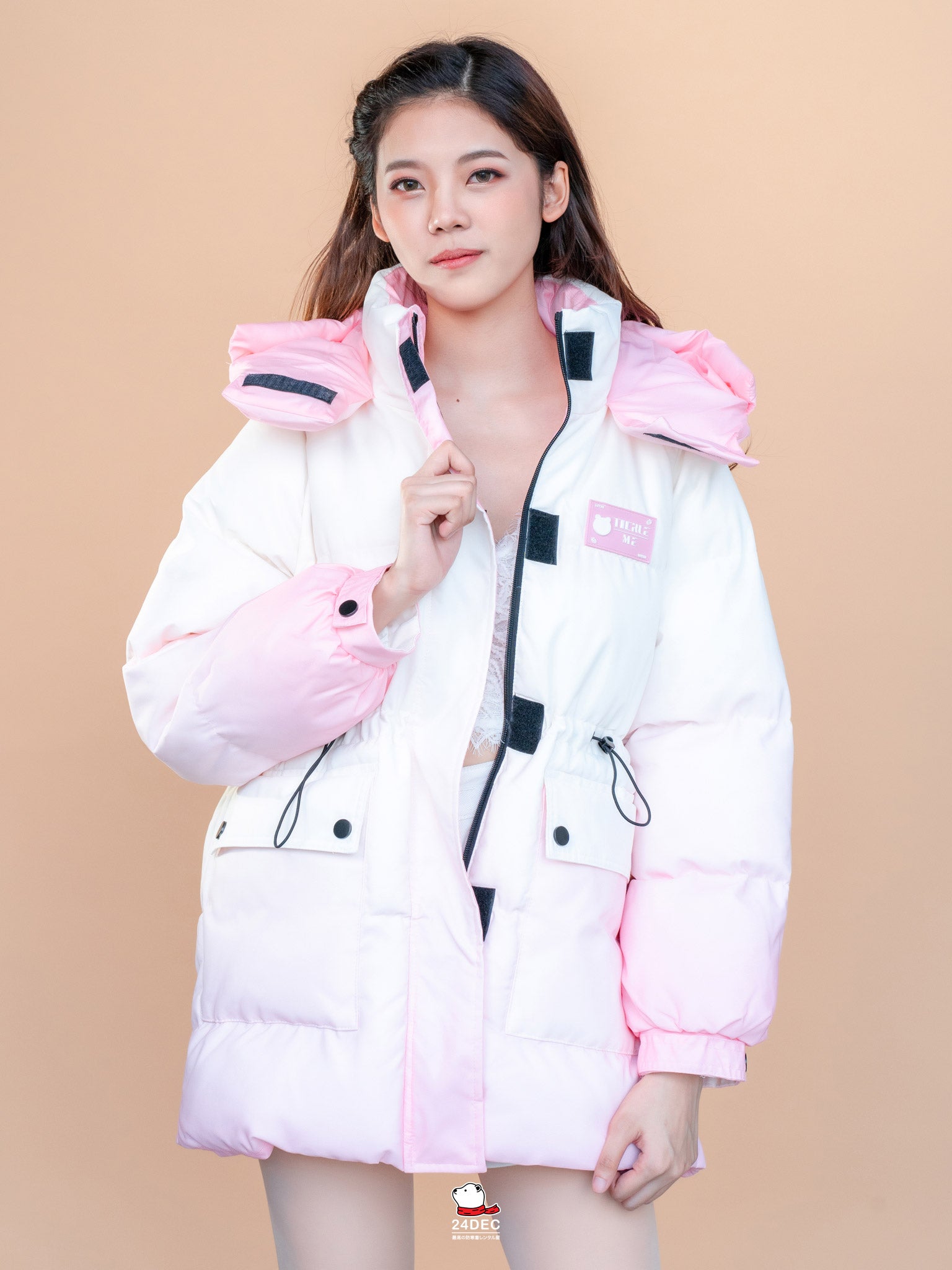 เช่าเสื้อกันหนาว หญิง รุ่น ROSEA สี ชมพู