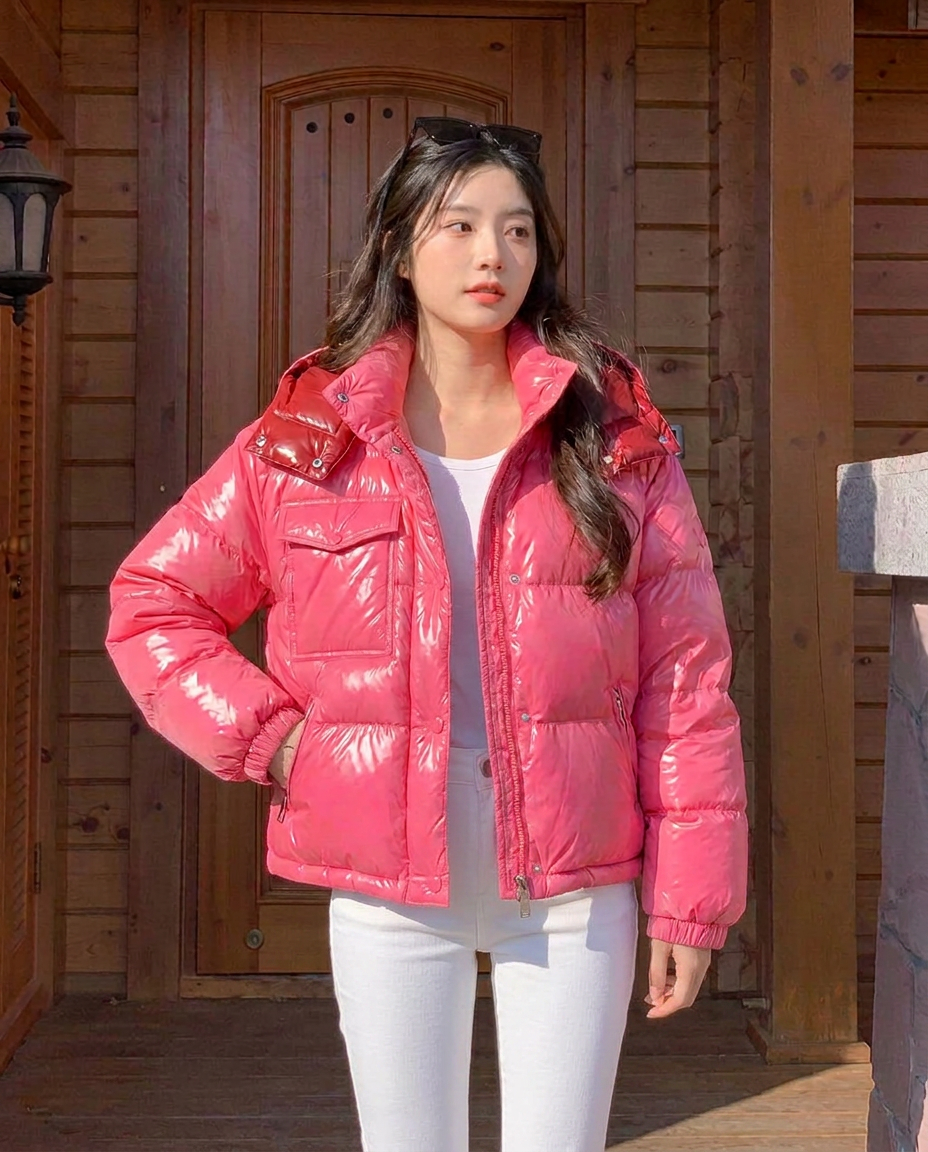เช่าเสื้อกันหนาว หญิง รุ่น ROSEWOOD สี ชมพู